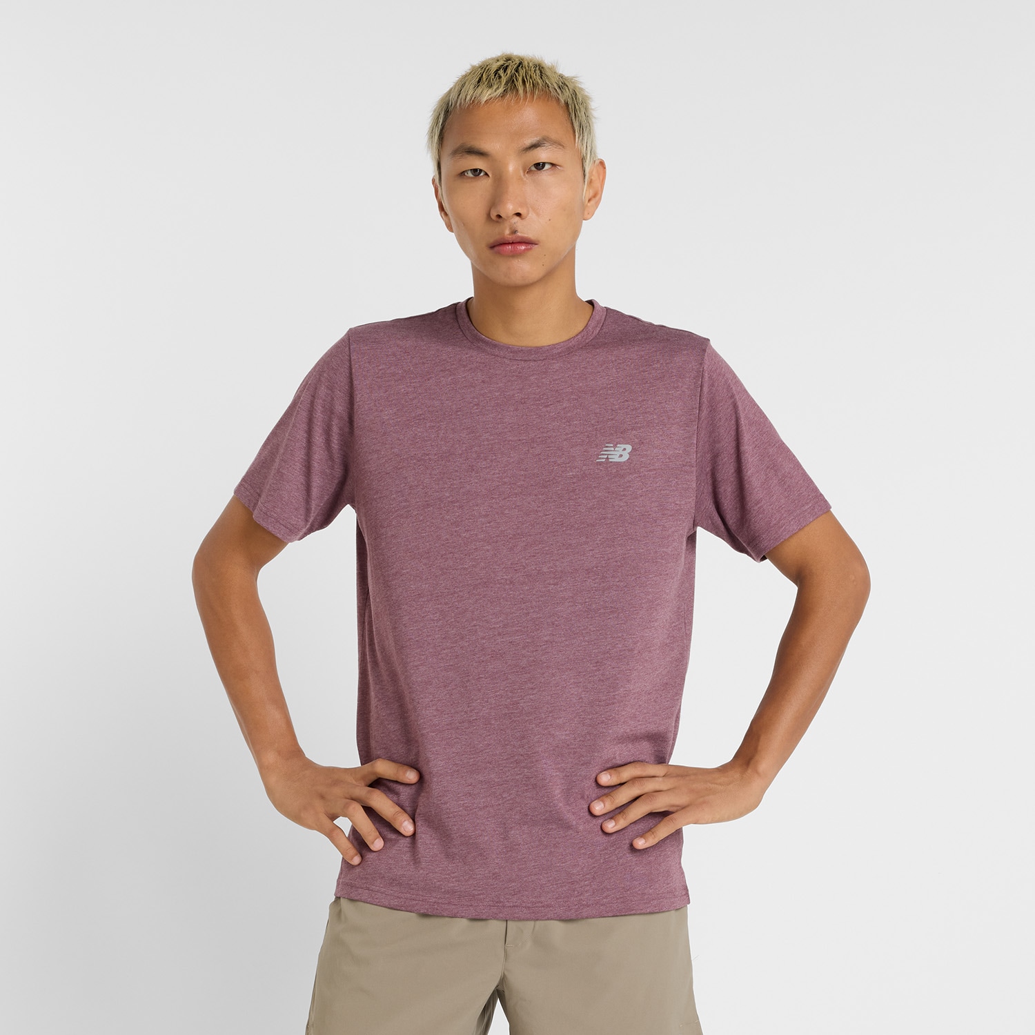 New Balance T-Shirt »SPORT ESSENTIALS HEATHERTECH T-SHIRT«