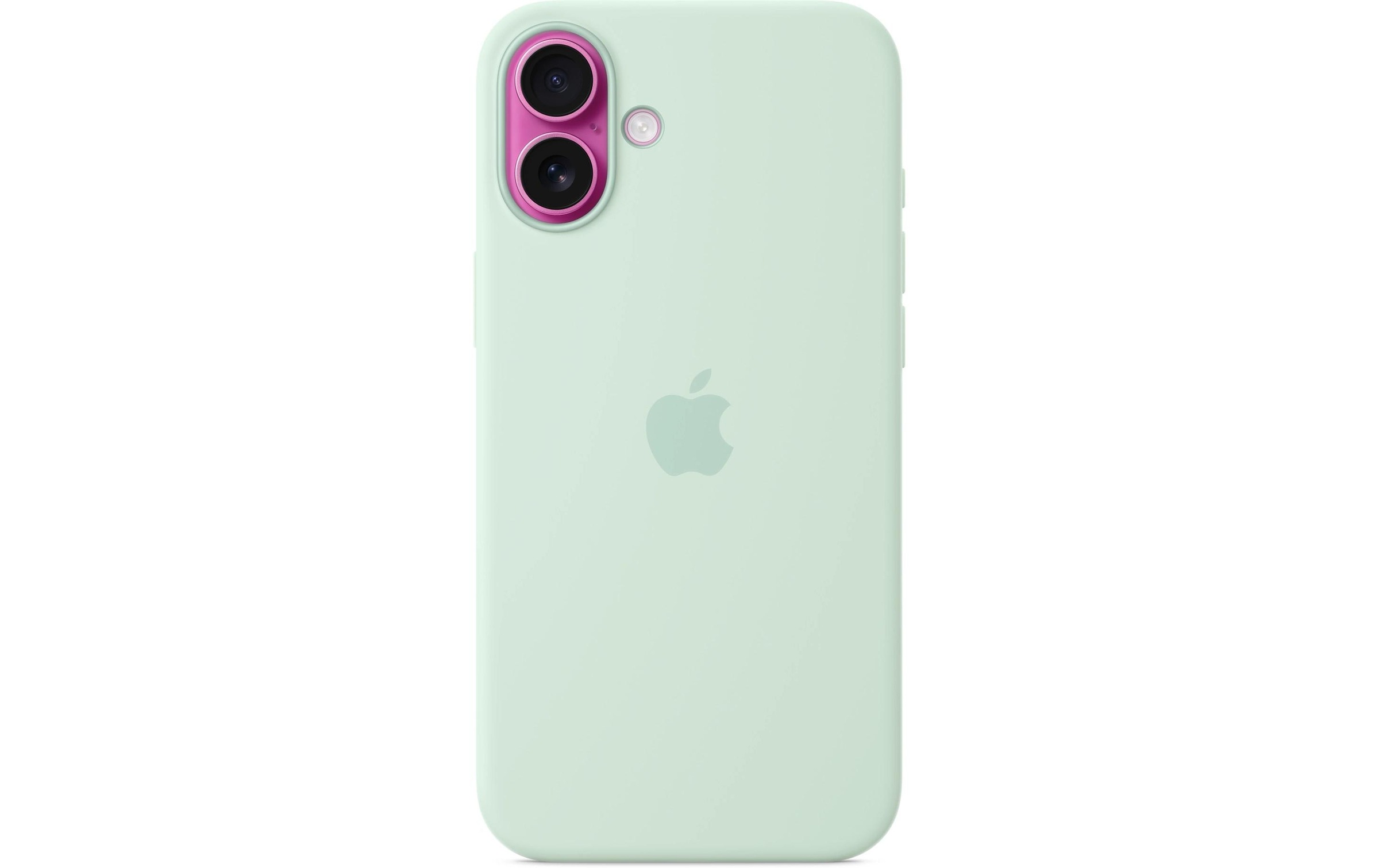 Apple Smartphone Silikon Case mit MagSafe, iPhone 16 Plus, Aquamarin