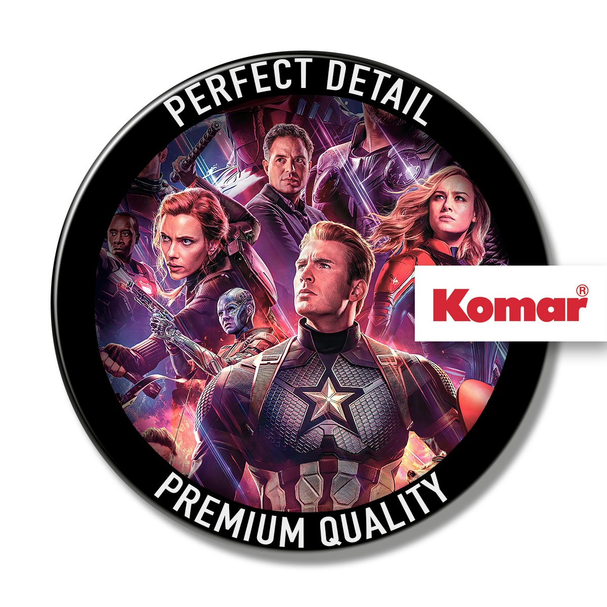 Komar Fototapete »Avengers-Endgame-Movie-Poster - Grösse 184 x 254 cm«, bedruckt, Kinderzimmer