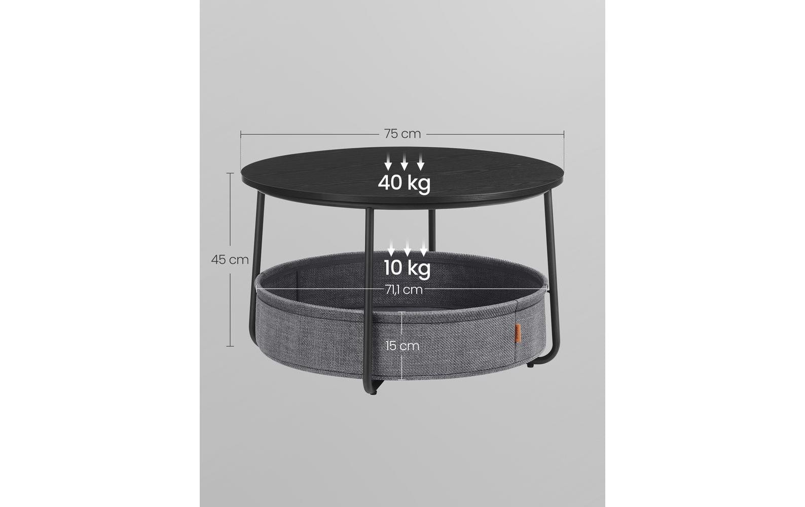 VASAGLE Couchtisch »75 x 45 cm«