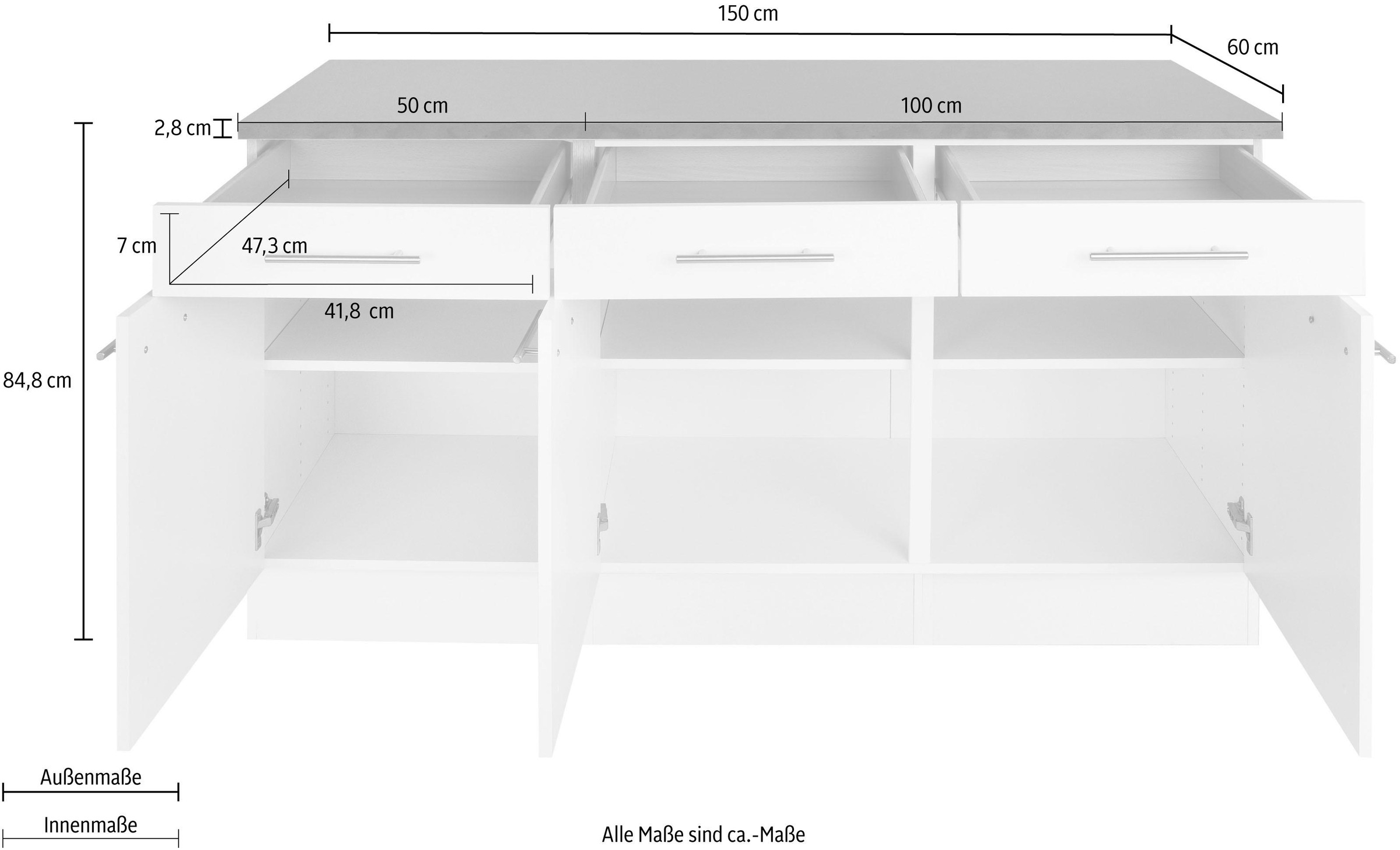 OPTIFIT Unterschrank »Tula«, Breite 150 cm