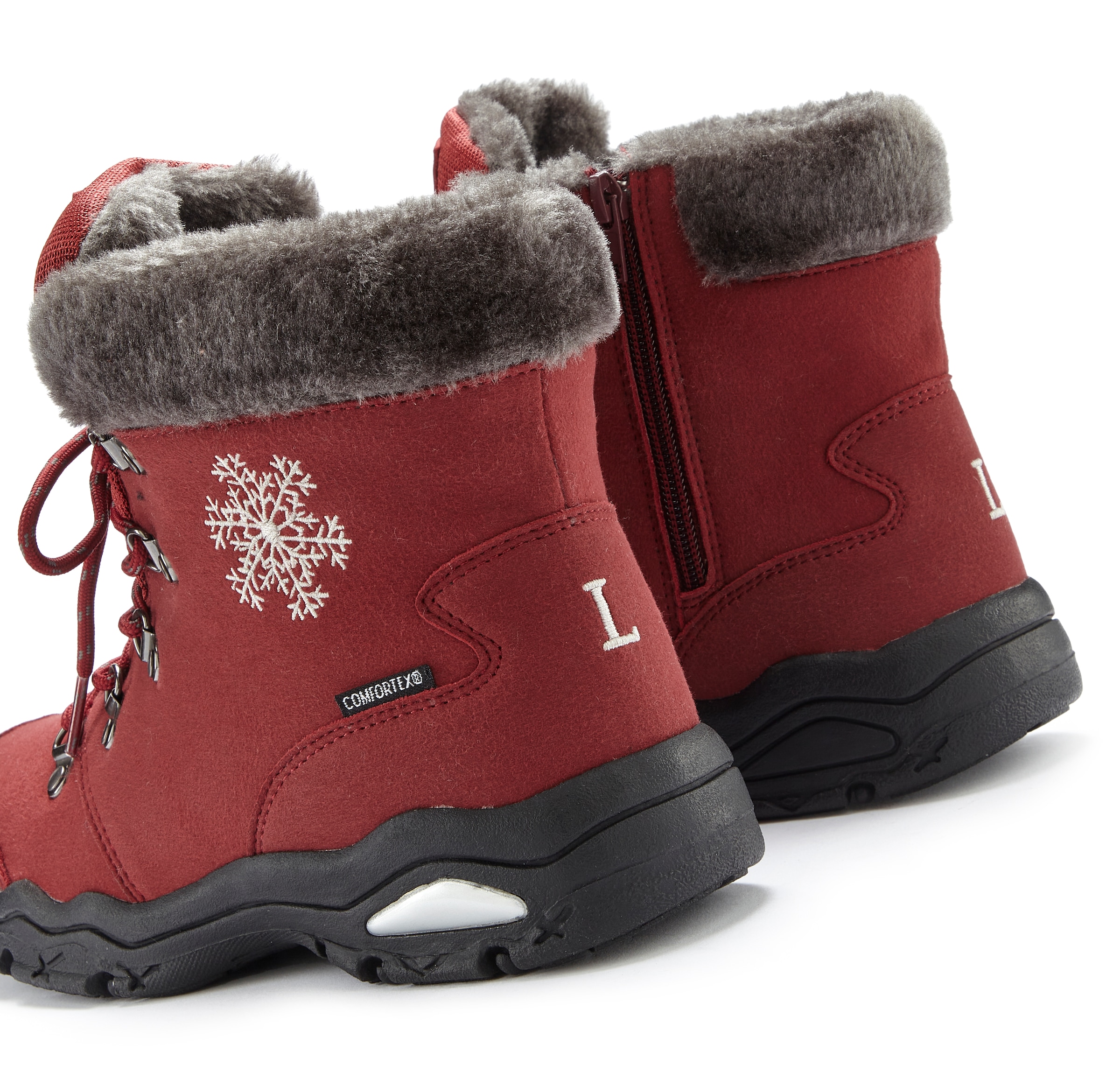 LASCANA Winterstiefelette »Stiefelette, Stiefel, Winterstiefel«, mit Warmfutter, wind- & wasserabweisender Tex-Membran, Outdoor Boots