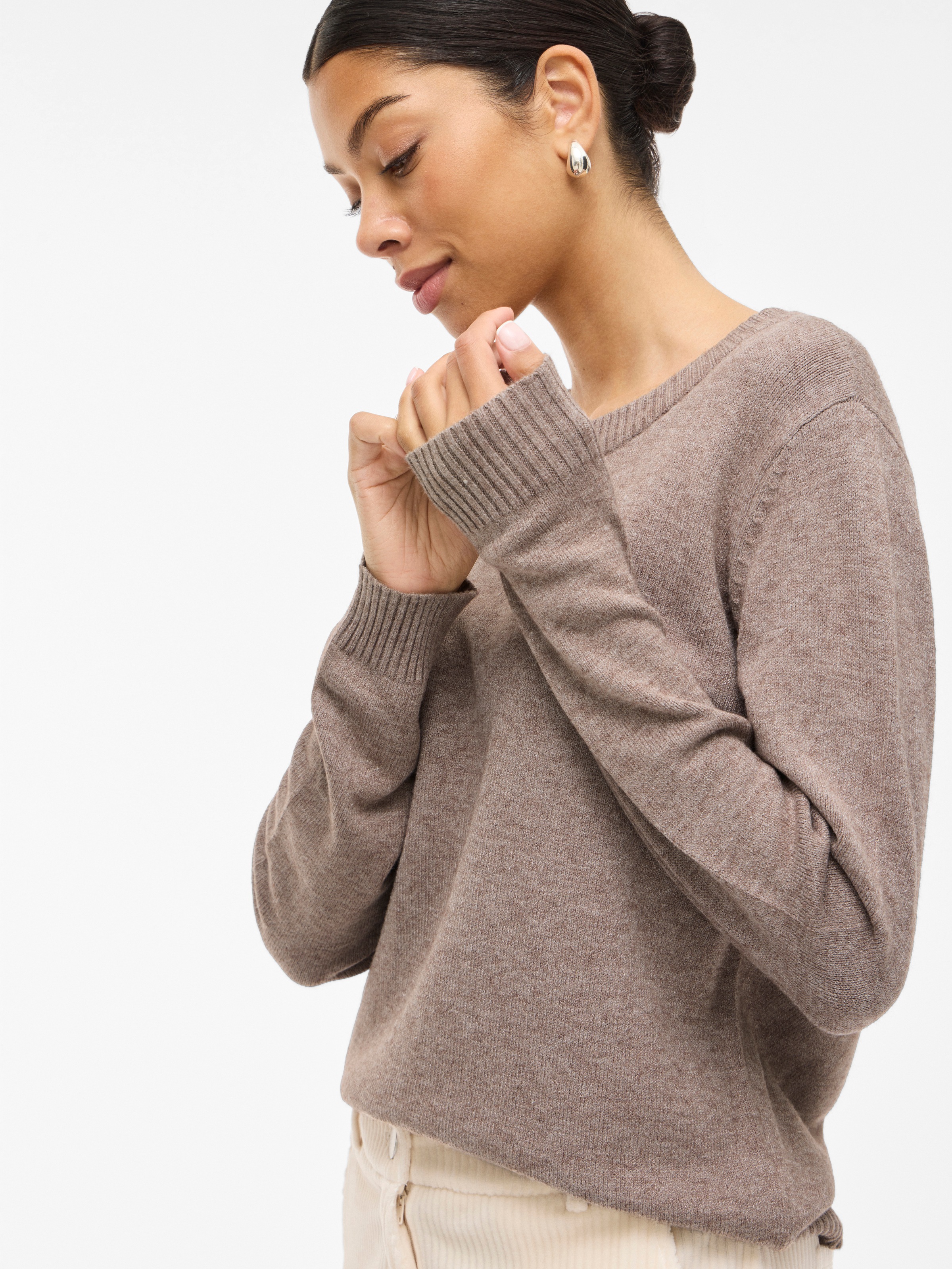 Vila Rundhalspullover »VIRIL O-NECK L/S KNIT TOP - NOOS«