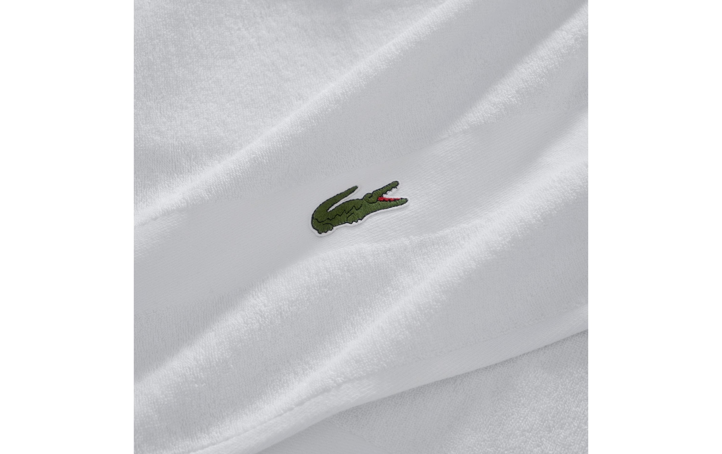 Lacoste Handtuch »blanc«, (1 St.)