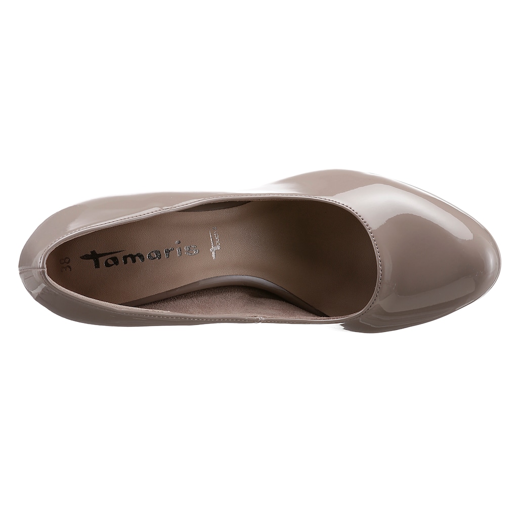 Tamaris High-Heel-Pumps, in glänzender Optik