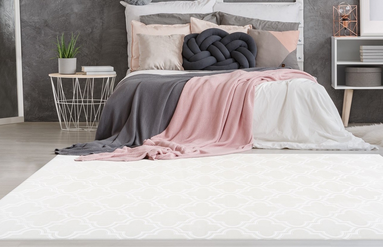 my home Teppich »Triana« rechteckig 7 mm Höhe 3D-Design, geometrisches & modernes Design, Kurzflor, kuschelig