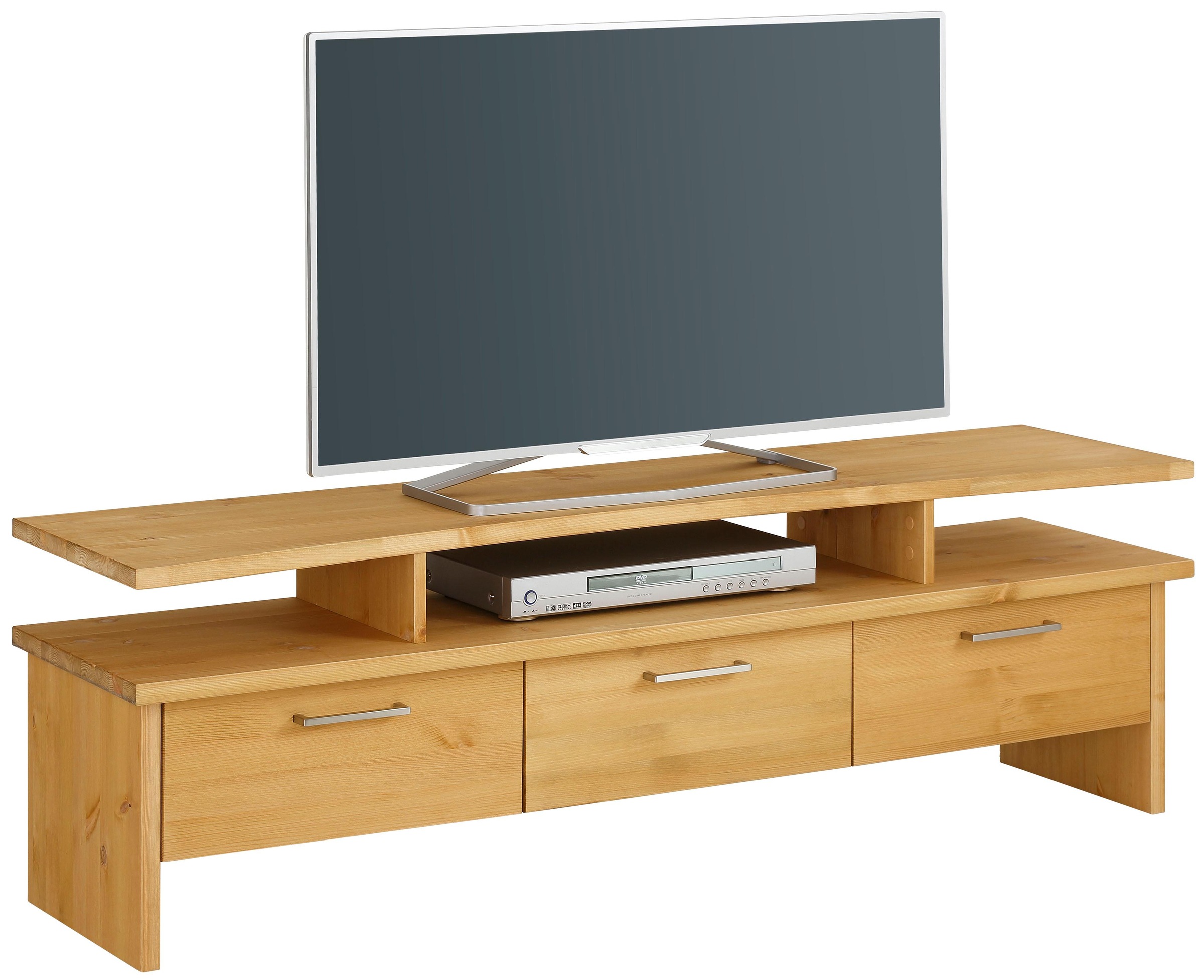 Home affaire TV-Board »Ixo«, Breite 148 cm, mit 3 Schubladen, aus masiver Kiefer, FSC®