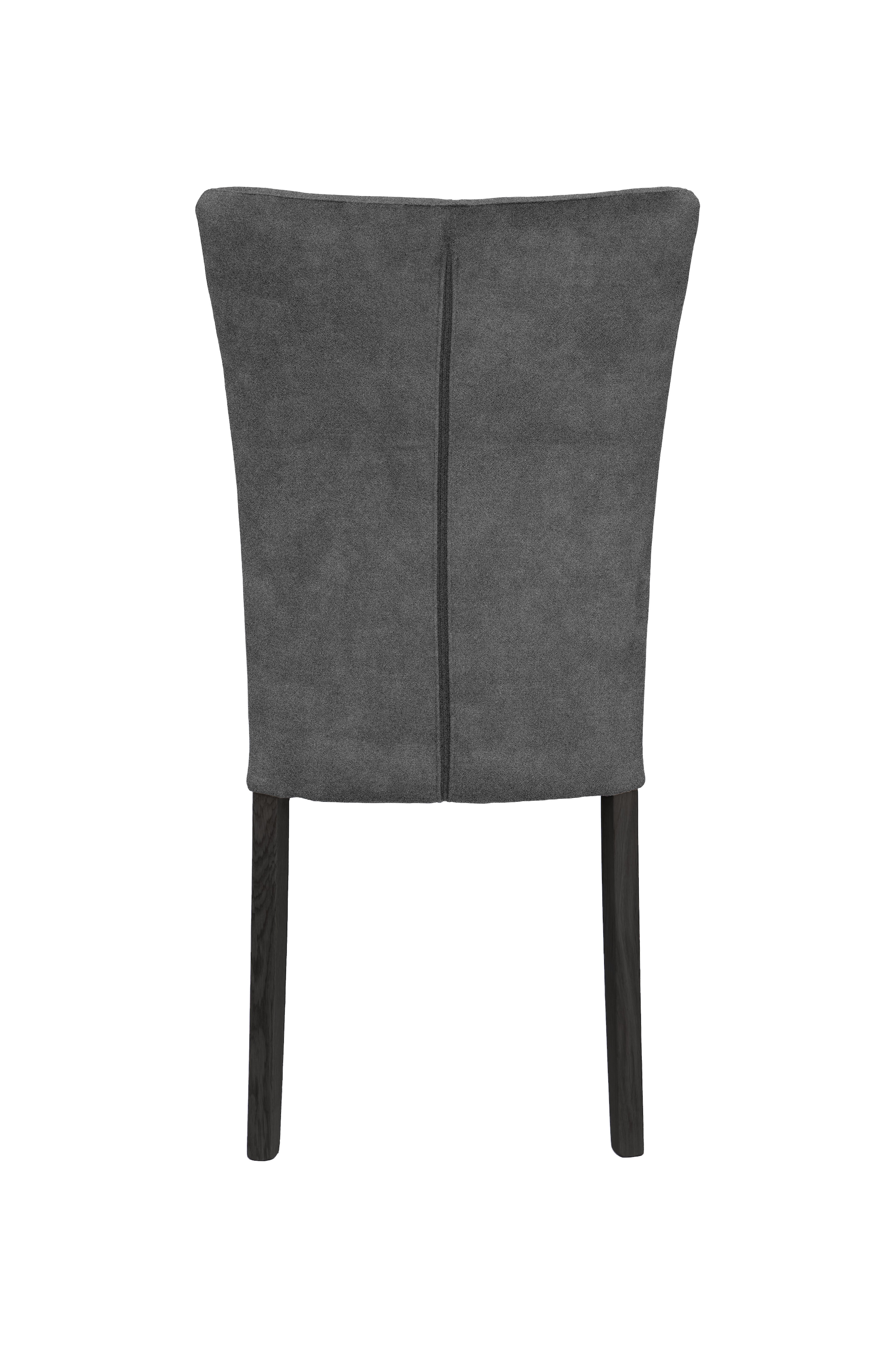 Home affaire 4-Fussstuhl »Diamond«, (Set), 2 St., Samtvelours, Sitz und Ruecken gepolstert