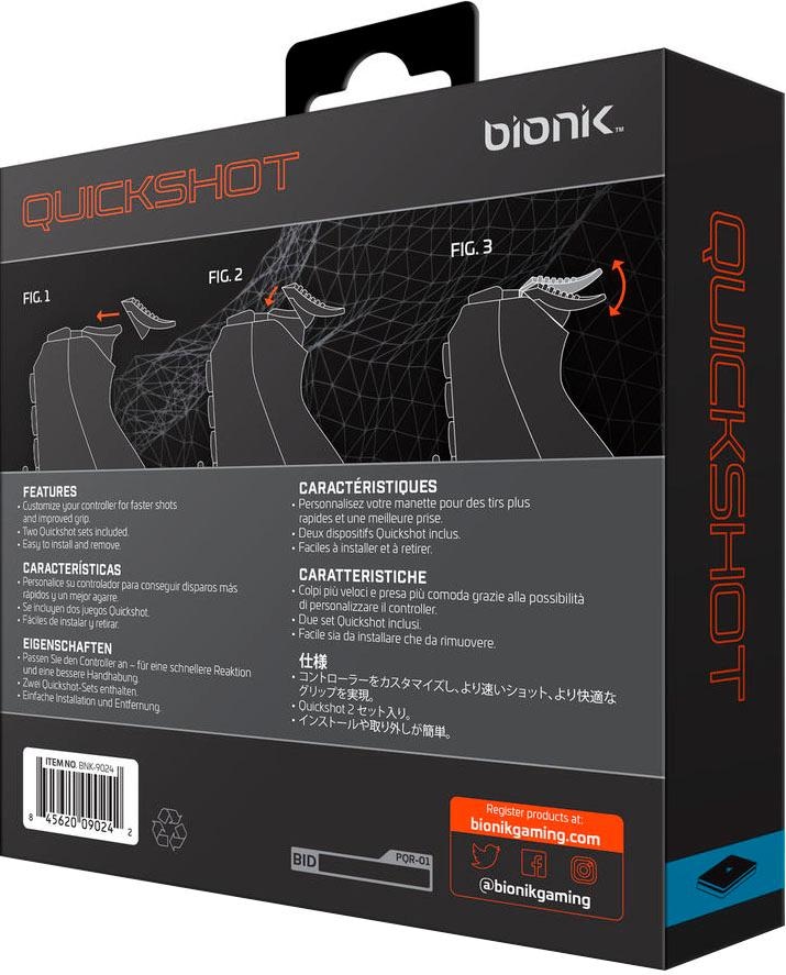 Bionik Controller-Schutzkappe »Quickshot Trigger Grips«