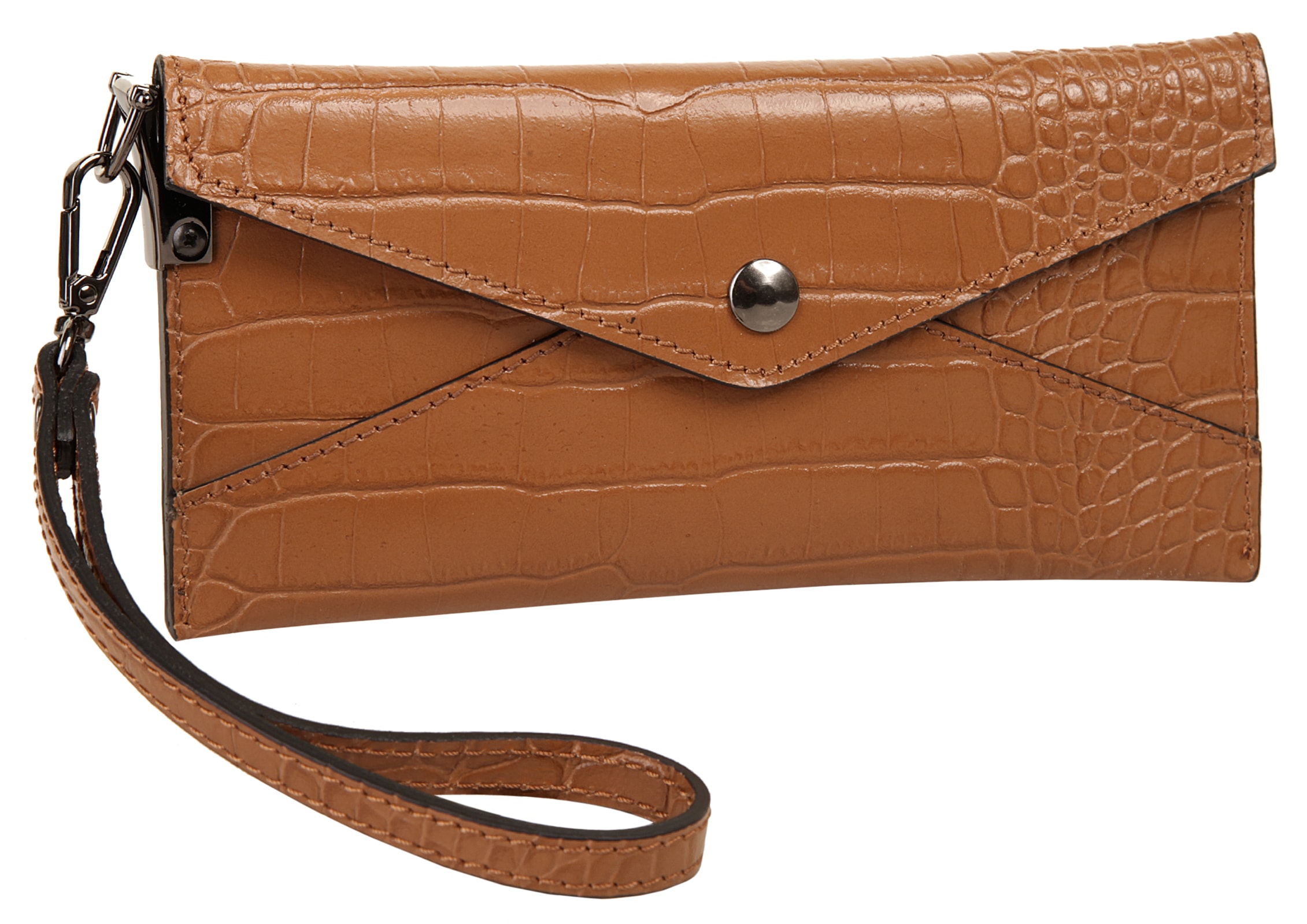 Cluty Abendtasche, echt Leder, Made in Italy