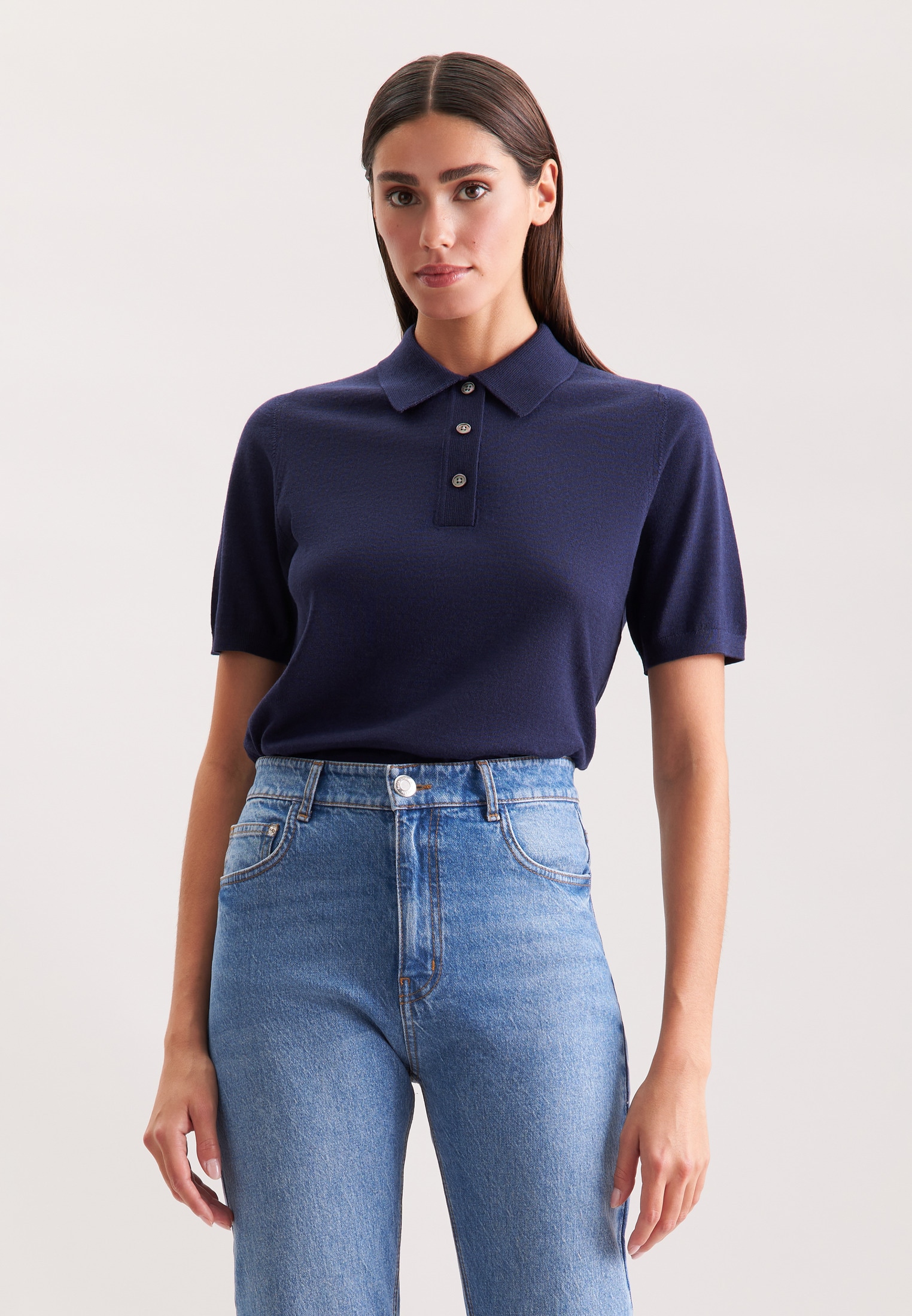 seidensticker Strickpullover Polo