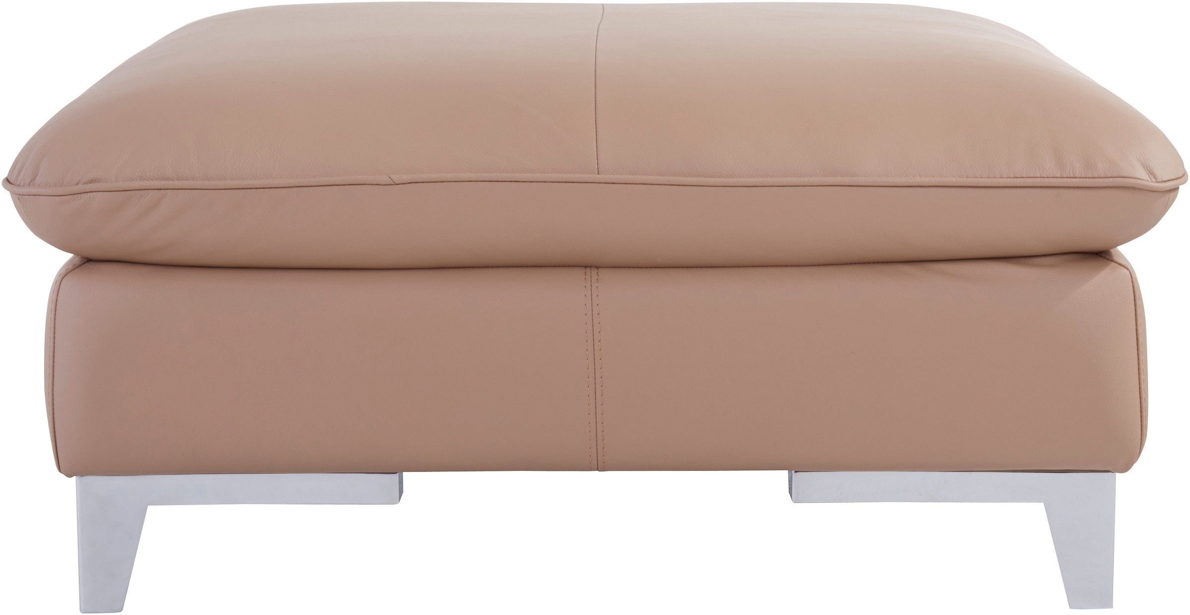 COTTA Polstergarnitur »Teresa«, (Set), Set bestehend aus: 2-Sitzer mit Kopfteilverstellung & Hocker