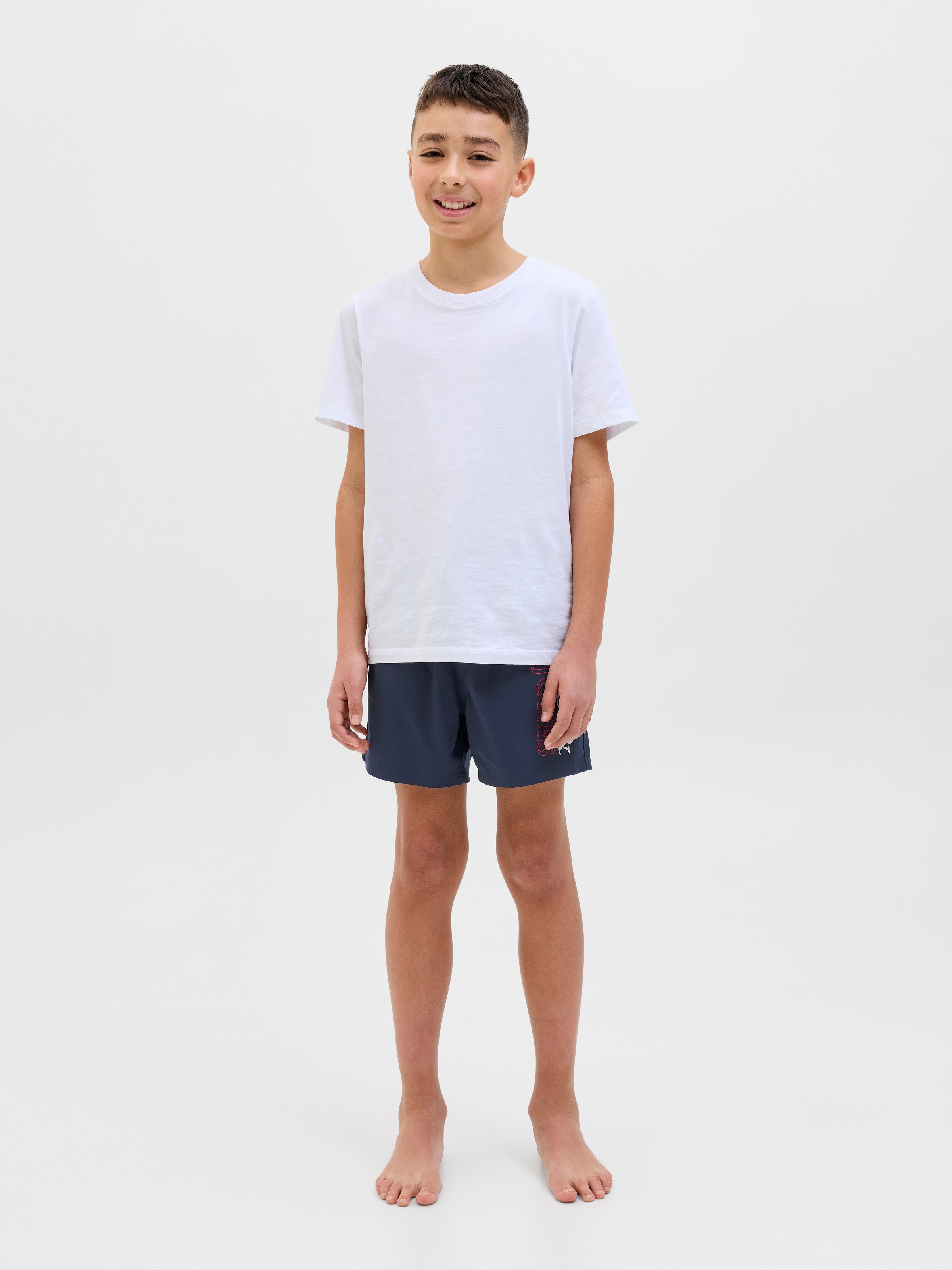 Jack & Jones Junior Badeshorts »JPSTMAUI JJSWIM DOUBLE LOGO AKM SN JNR«