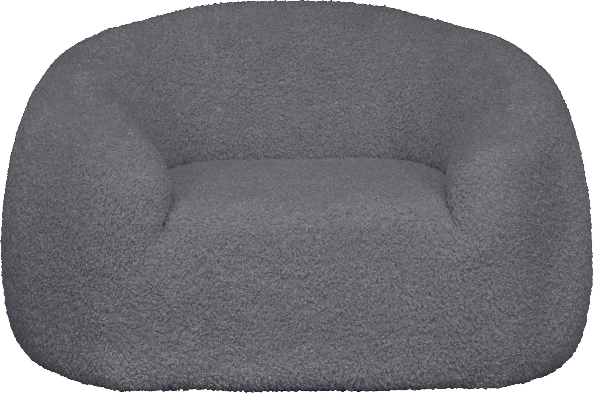 LeGer Home by Lena Gercke Sessel »YANI Relaxsessel, Loungesessel, Masse B/T/H: 127/96/76 cm«, organische Form, mit Wellenunterfederung, auch in Bouclé
