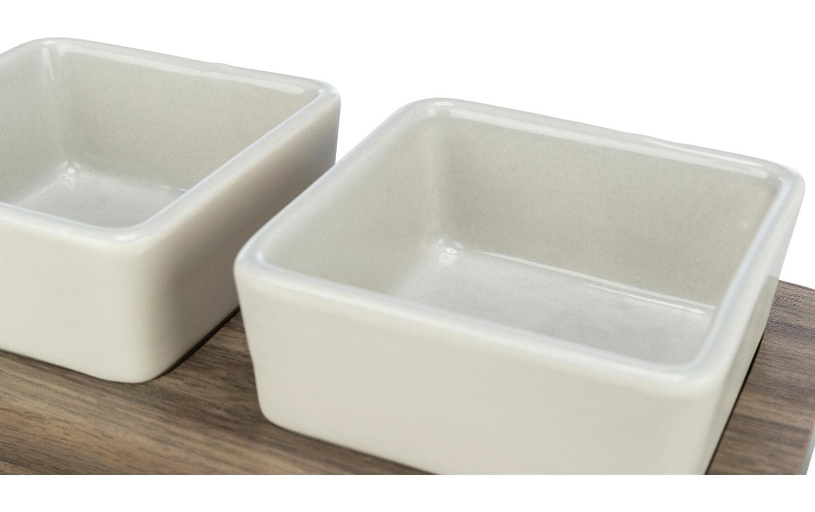 TRIXIE Futternapf »Set CityStyle, 2 × 0.2 l, Grau/Braun«