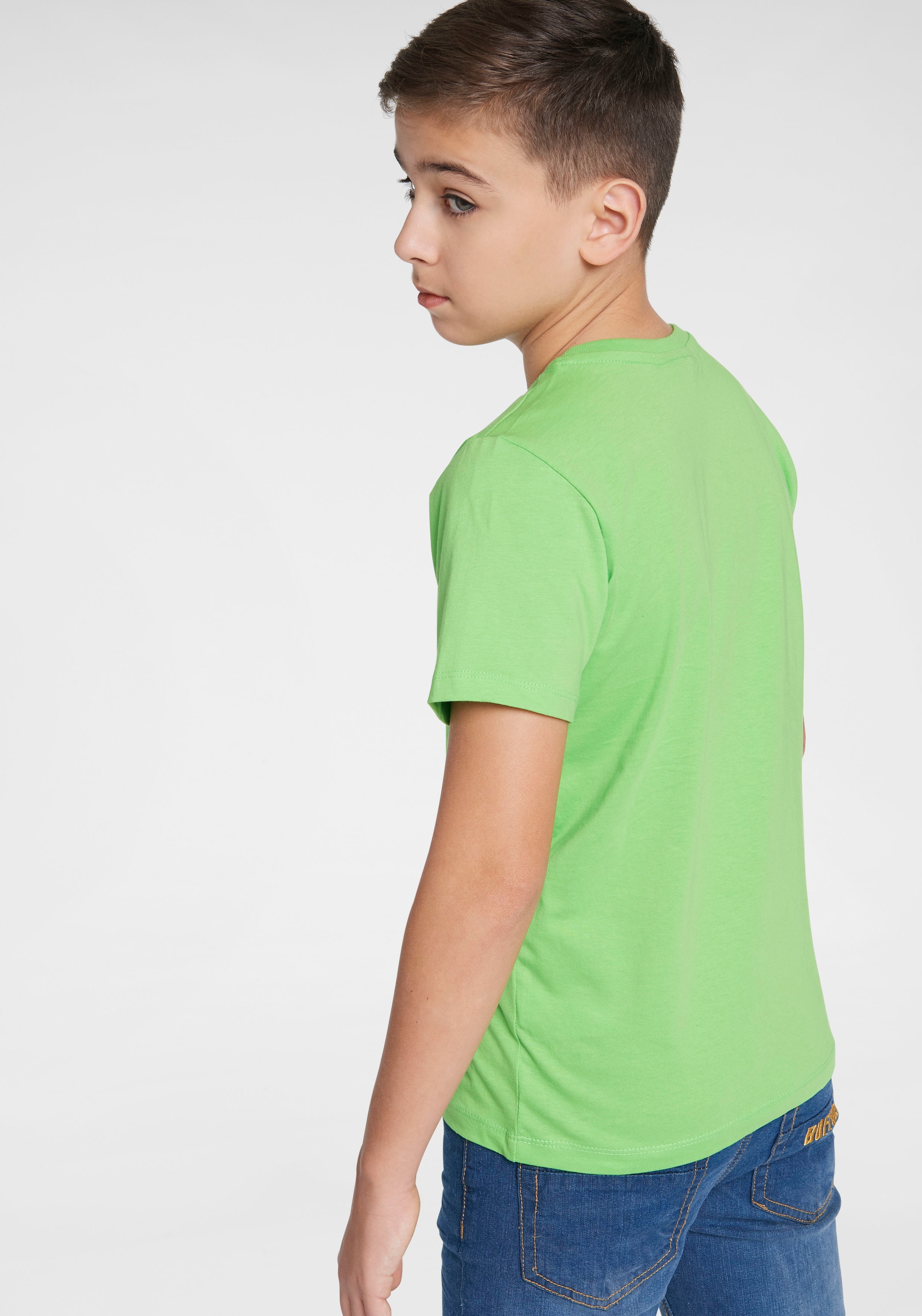 »ICH online T-Shirt Jelmoli-Versand Spruch DENKE...BITTE WARTEN«, ordern ✵ KIDSWORLD |
