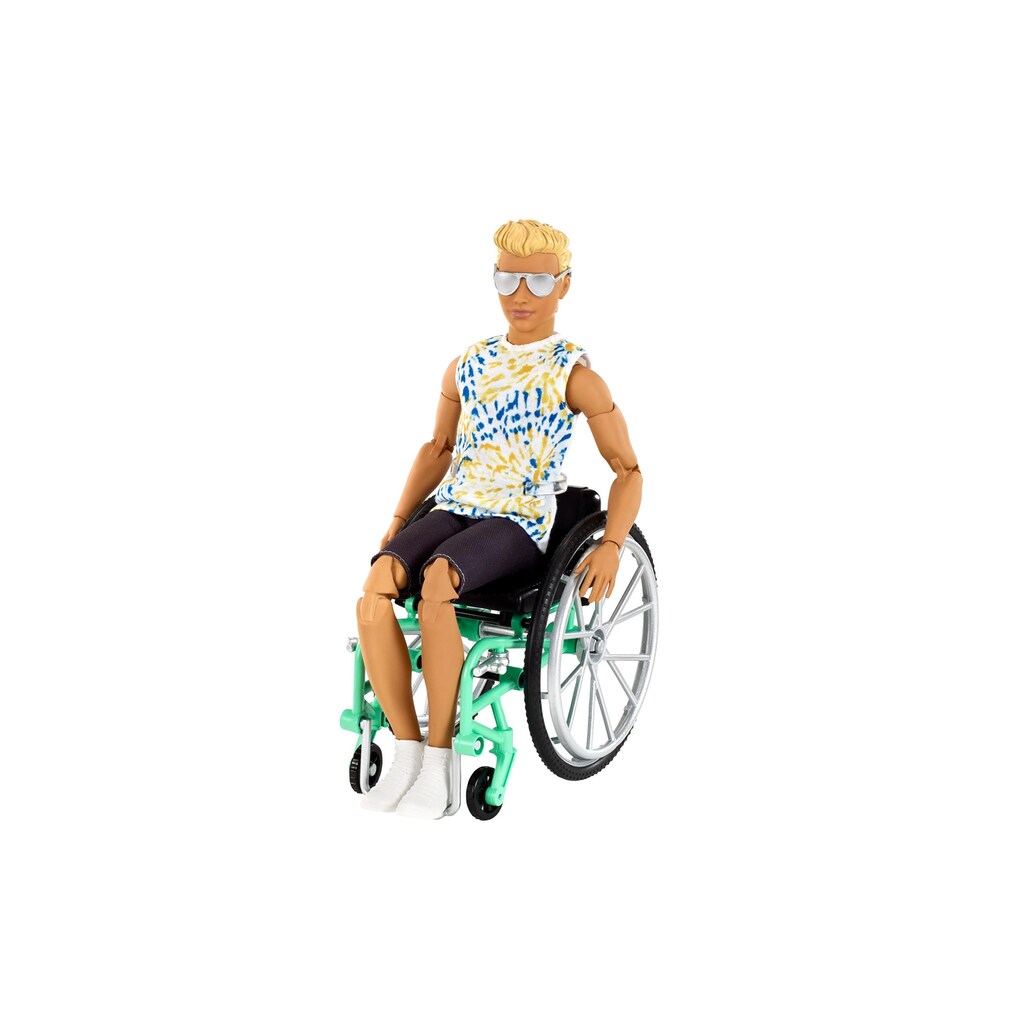 Barbie Spielfigur »Puppe Fashionistas Ken mit Rollstuhl«