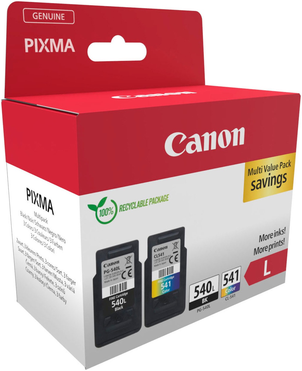 Canon Tintenpatrone »PG540L/CL541XL Photo Value Pack«