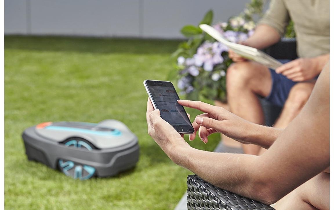 GARDENA Rasenmähroboter »smart Sileno city 500 Quadratmeter«, (Set, Gateway / Ladestation / Begrenzungskabel 150 m / Haken 200 Stk.)