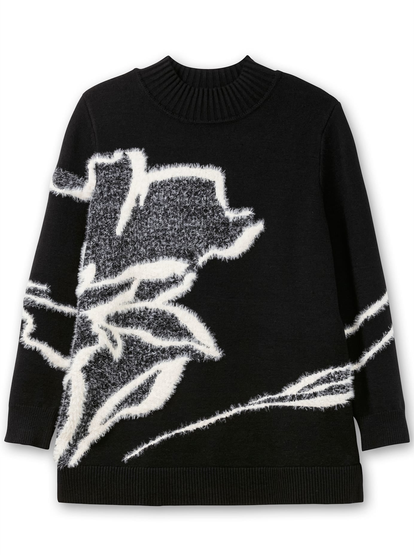 Sheego Stehkragenpullover »Stehkragenpullover«