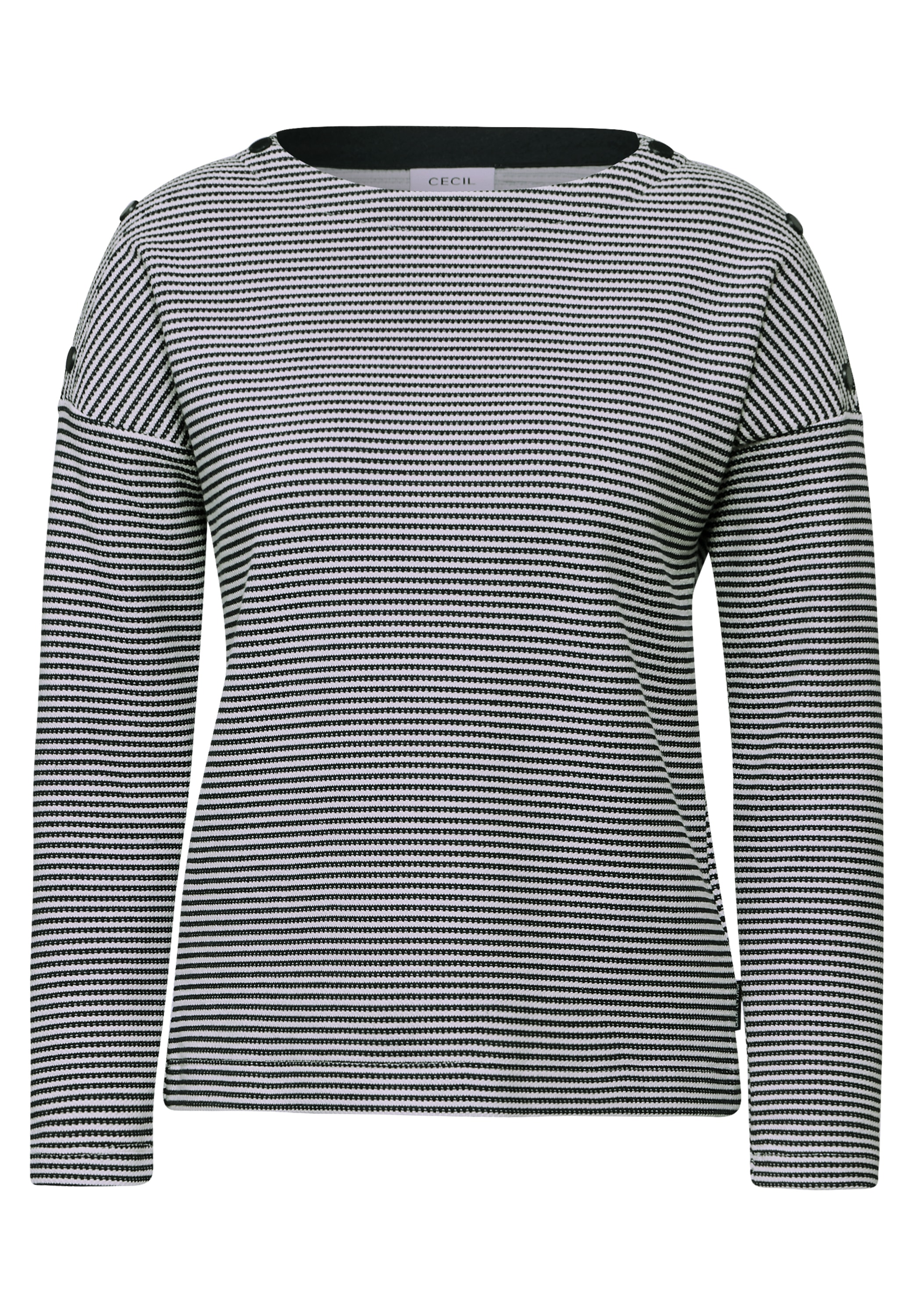 Cecil Langarmshirt, mit Streifenmuster
