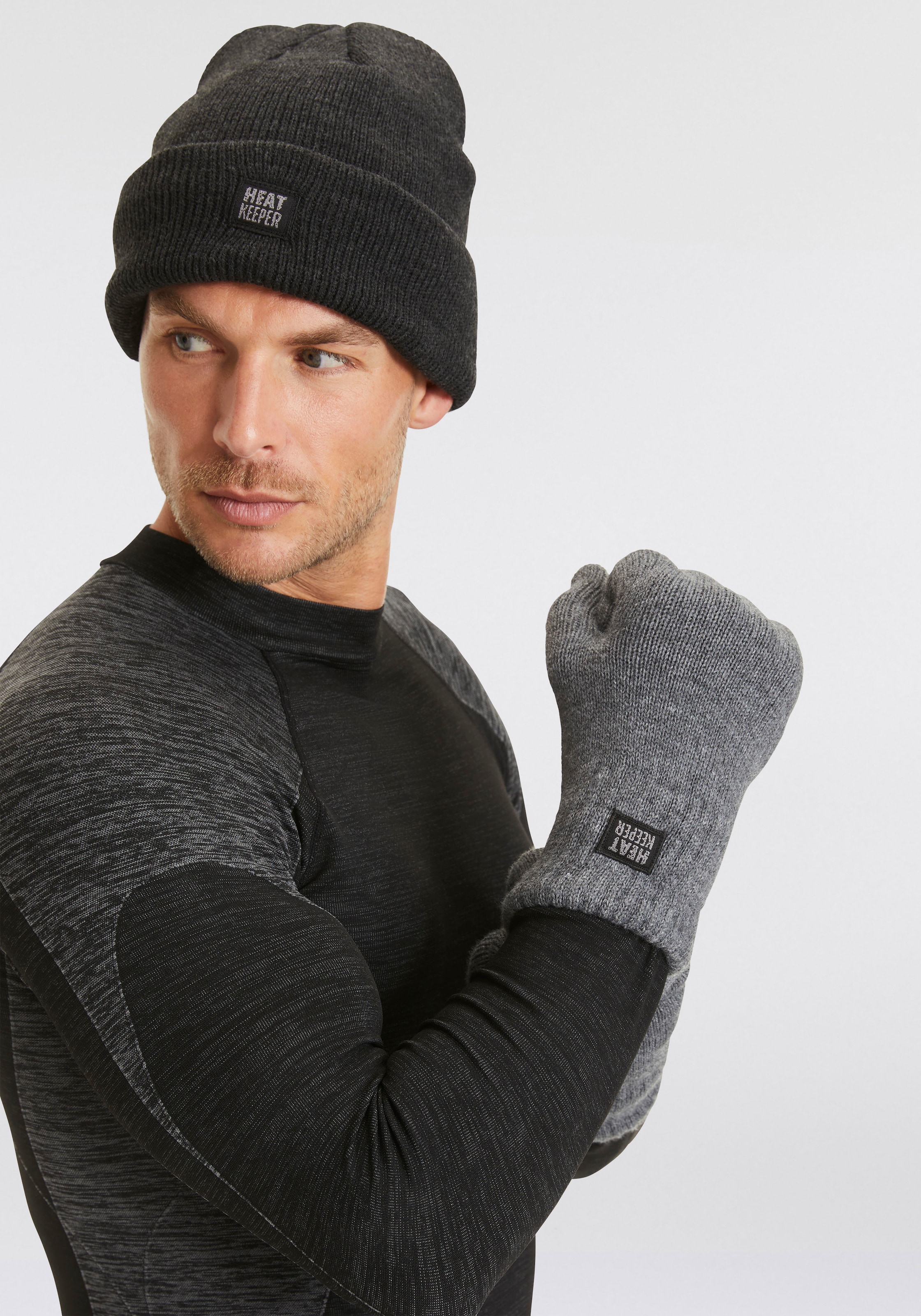 Heatkeeper Strickmütze, Thermo Herren Mütze, Perfekte Kombi von Thermo und Mode.