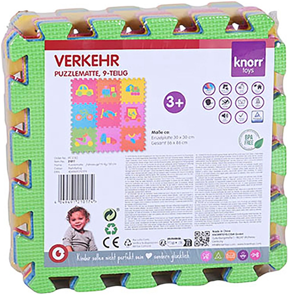 Knorrtoys® Puzzle »Verkehr«, Puzzlematte, Bodenpuzzle