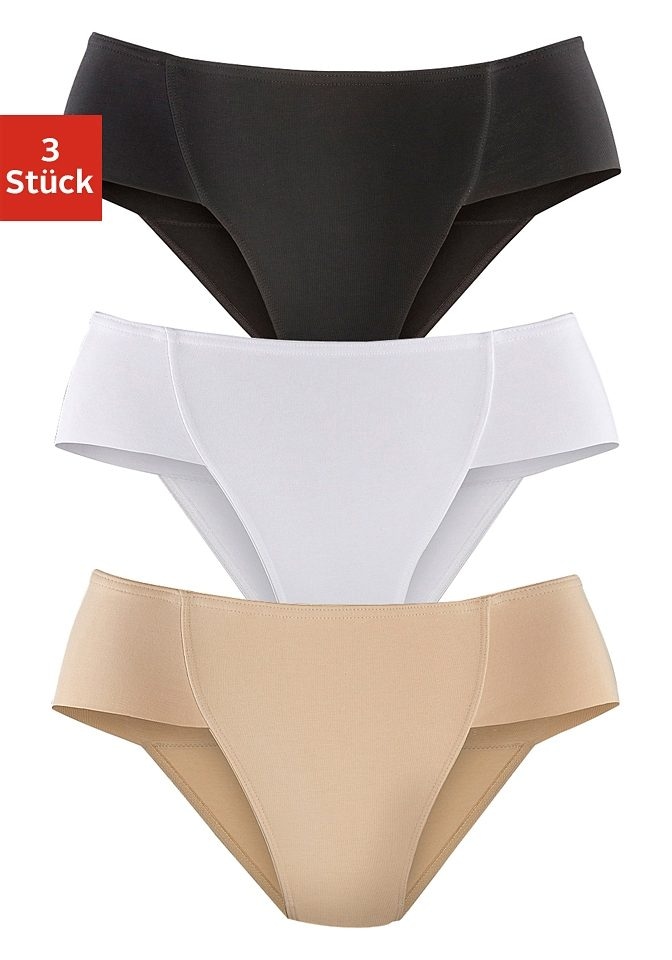 petite fleur Formslip, (3er-Pack), Bodyforming Slip aus elastischer Baumwolle