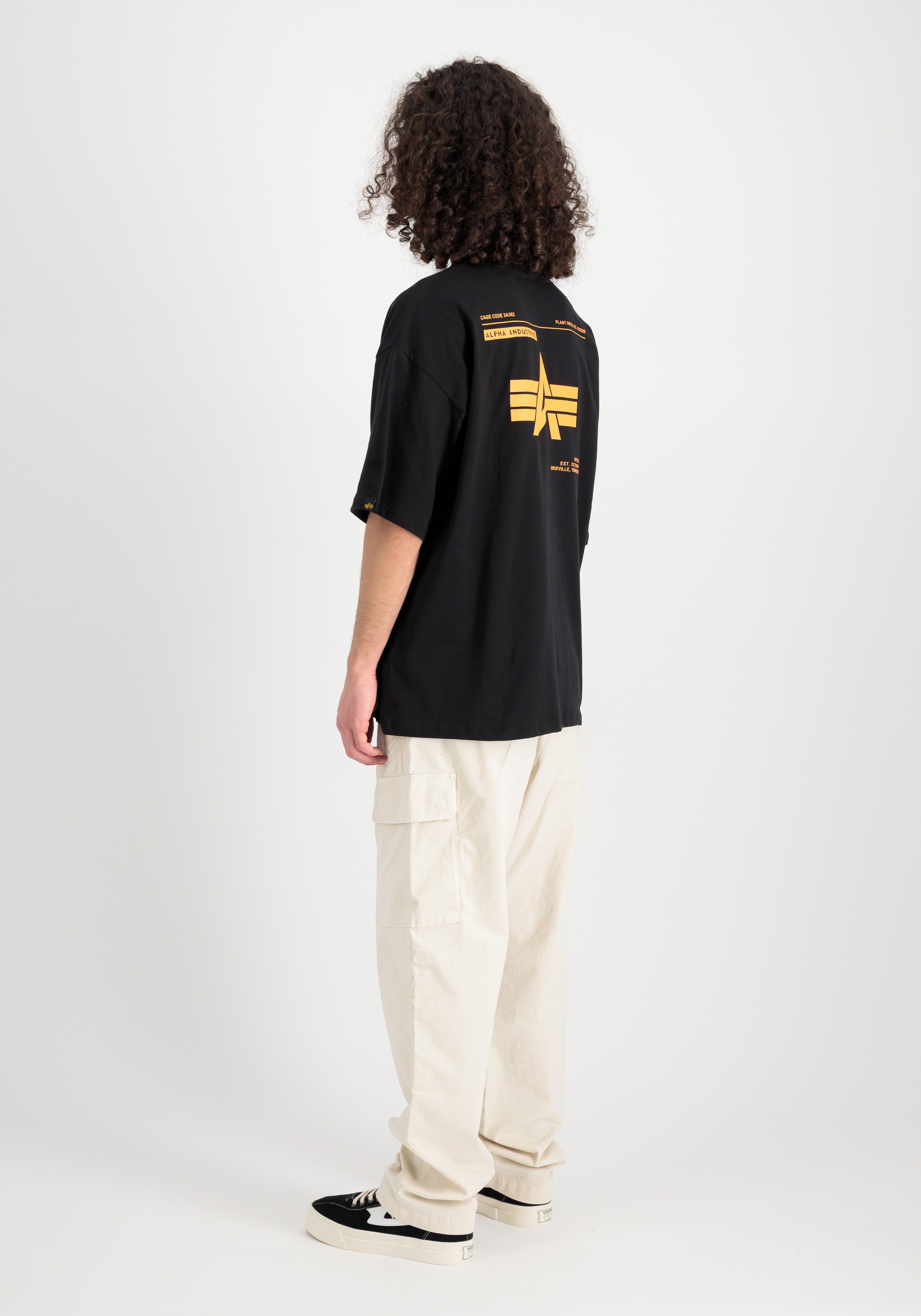 Alpha Industries T-Shirt »Alpha Industries Men - T-Shirts Logo Back Print T«