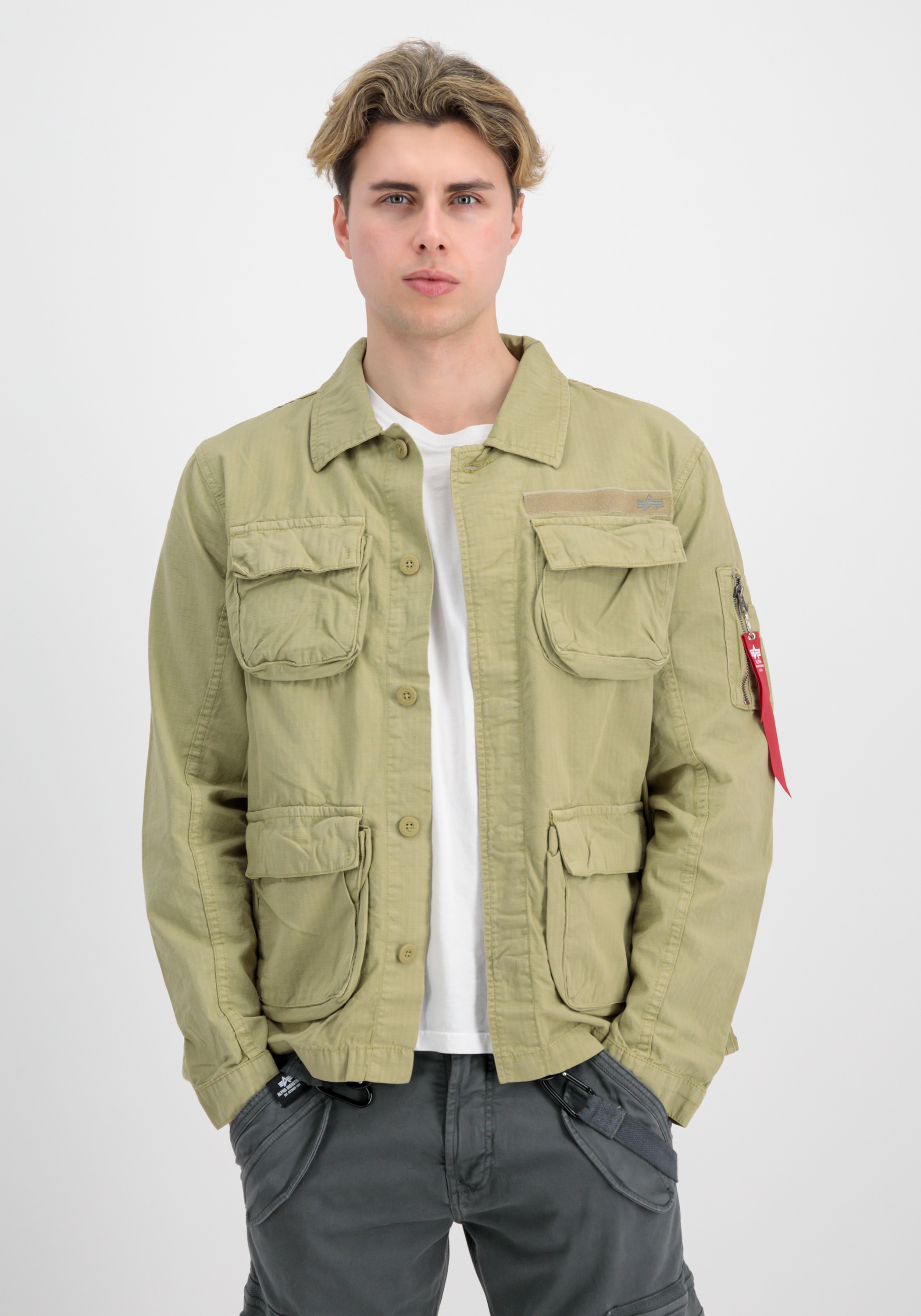 Alpha Industries Hemdjacke »ALPHA INDUSTRIES Men - Overshirts Ripstop Cargo Overshirt«