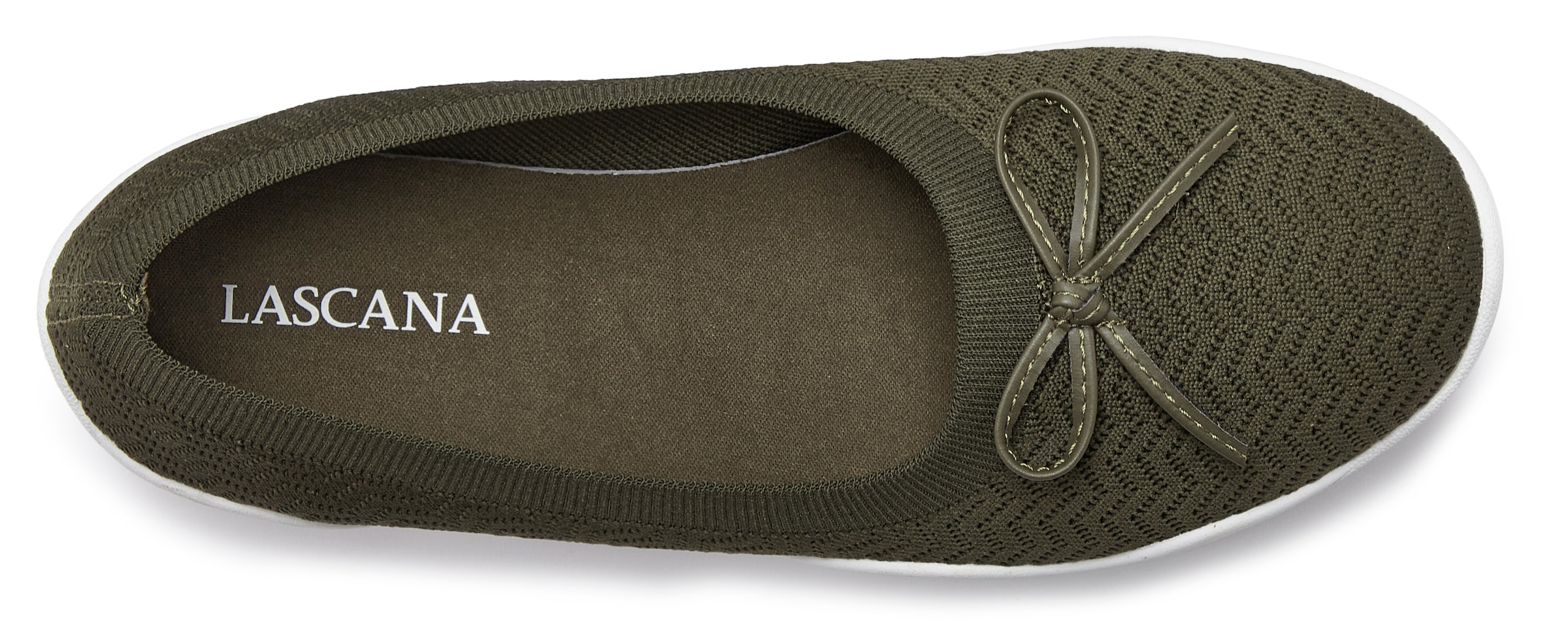 LASCANA Sneaker Ballerinas, Slipper, Halbschuh, ultraleicht zum Reinschlüpfen VEGAN