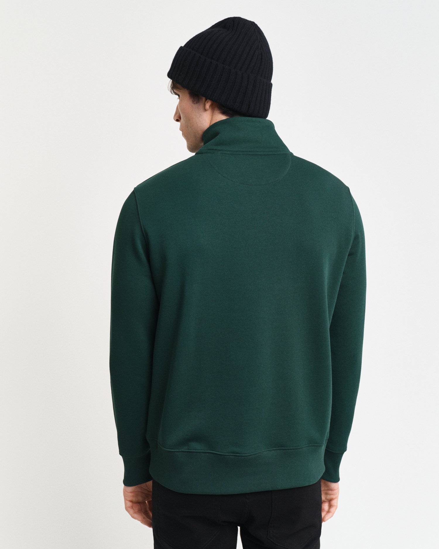 Gant Sweatshirt »REG SHIELD HALF ZIP SWEAT«, mit Logostickerei auf der Brust