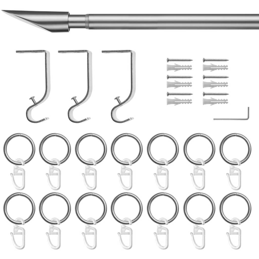 LICHTBLICK ORIGINAL Gardinenstange »Gardinenstange Lipstick, 20 mm, ausziehbar, 1 läufig 130 - 240 cm«, 1 läufig-läufig, ausziehbar