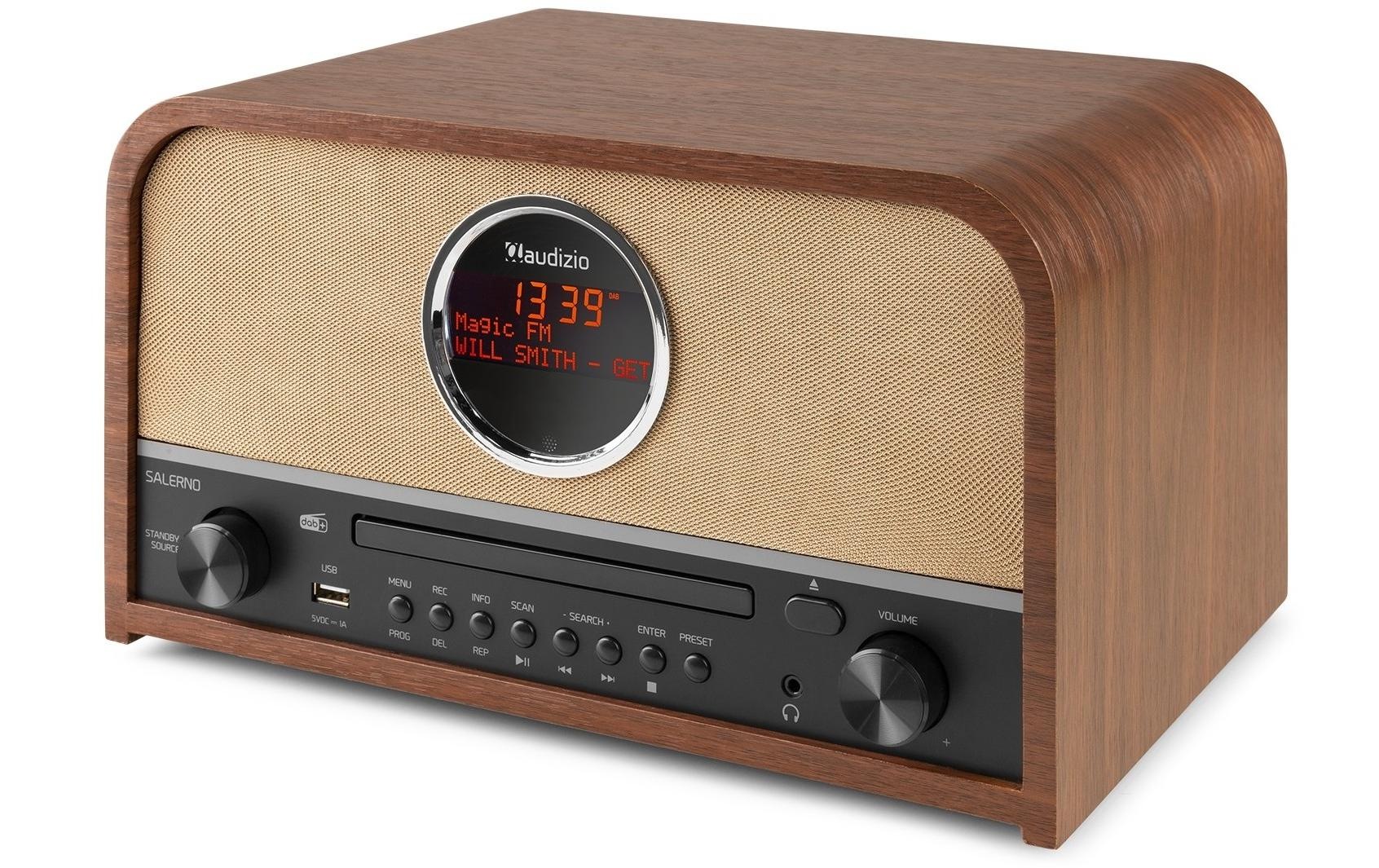 AUDIZIO CD-Radiorecorder »Salerno Braun« ( 50 W)