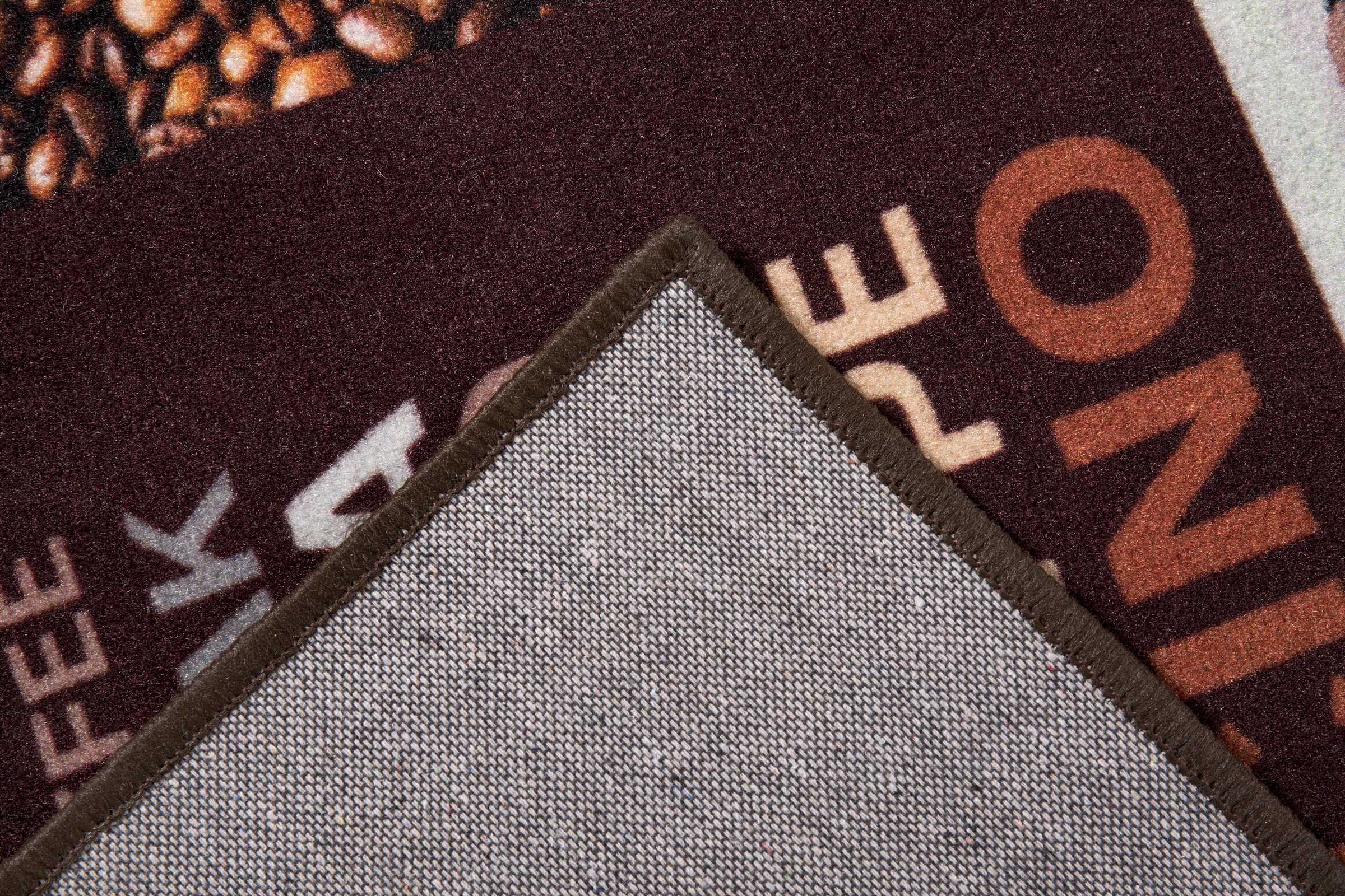 Andiamo Küchenläufer »Cafe Creme«, rechteckig, 4 mm Höhe, Motiv Kaffee, mit Schriftzug, Grösse 50x150 cm, Küche