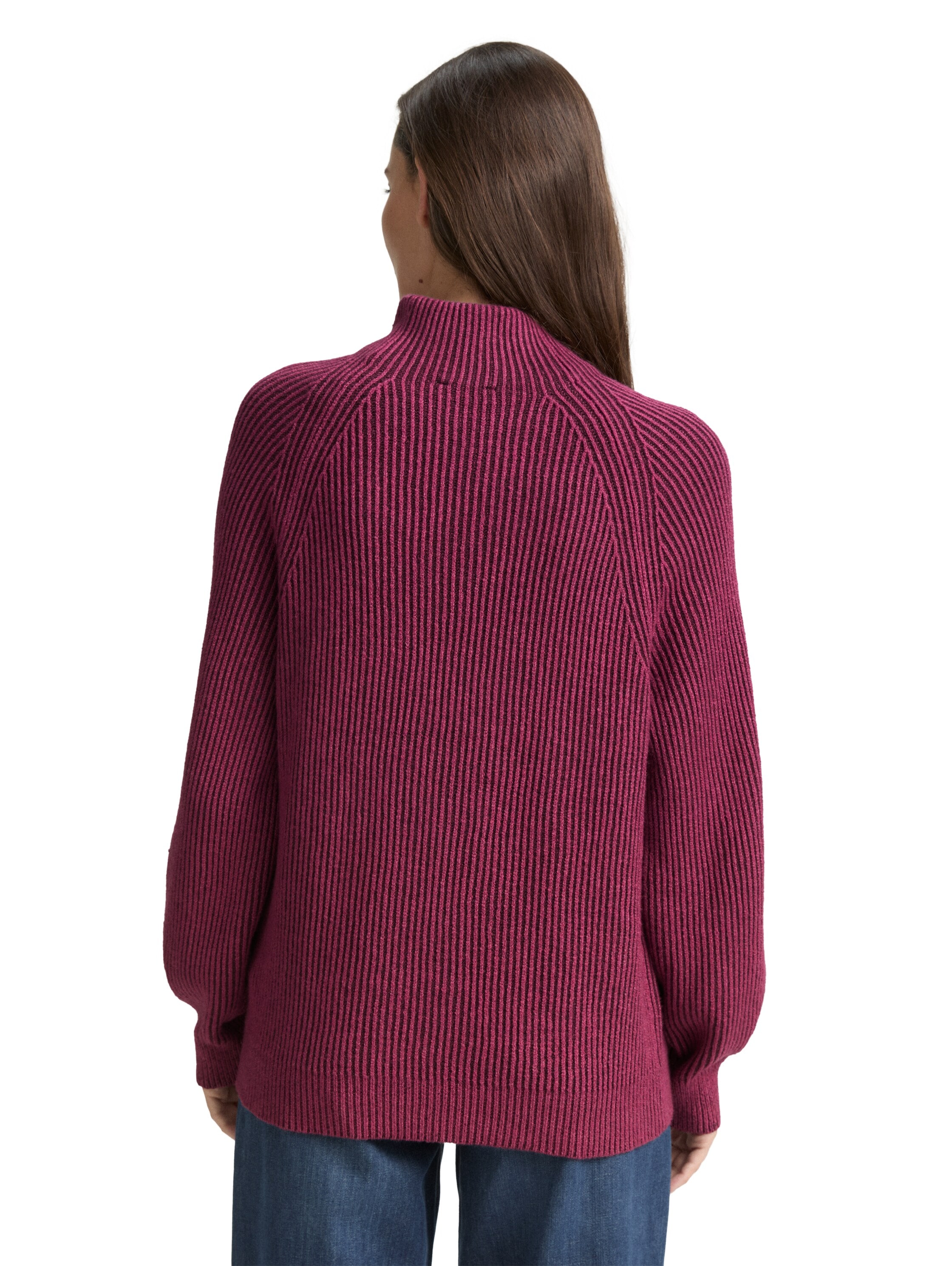 TOM TAILOR Strickpullover, mit Rippstruktur