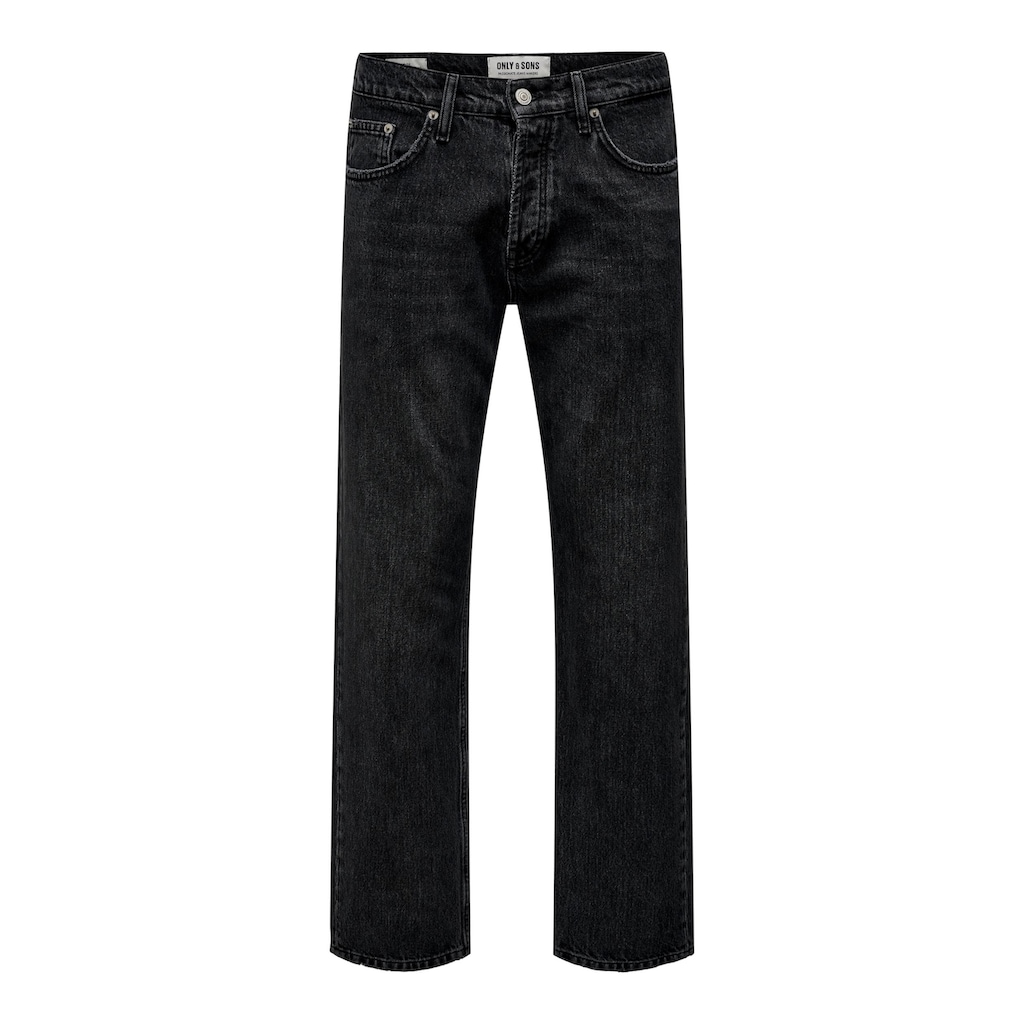 ONLY & SONS Loose-fit-Jeans »ONSEDGE STRAIGHT BROMO 0017 DOT DNM NOOS«
