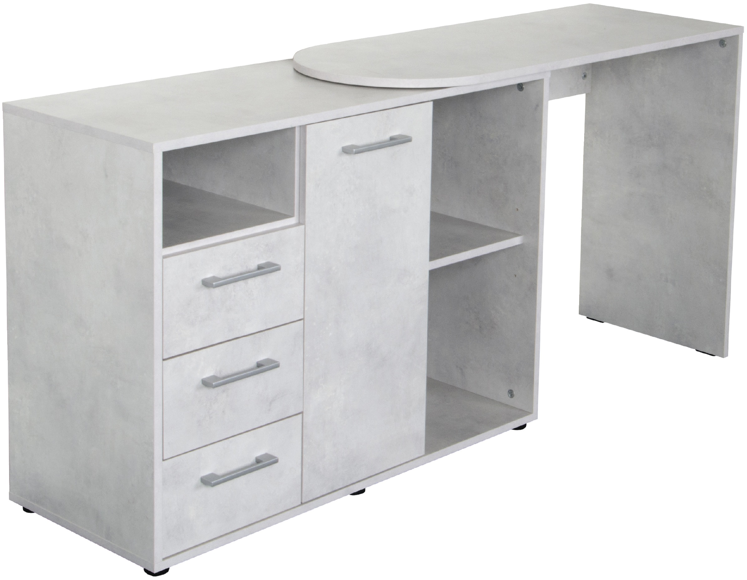 VOGL Möbelfabrik Schreibtisch »1246 mit schwenkbarer Tischplatte«, platzsparend, Breite 98-149 cm, Made in Germany