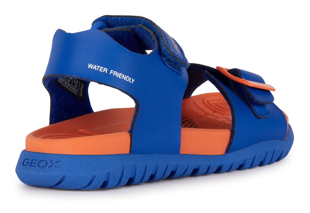 Geox Badesandale »J SANDAL FOMMIEX BOY«, Sommerschuh, Poolslides, Klettschuh, mit Klettverschluss