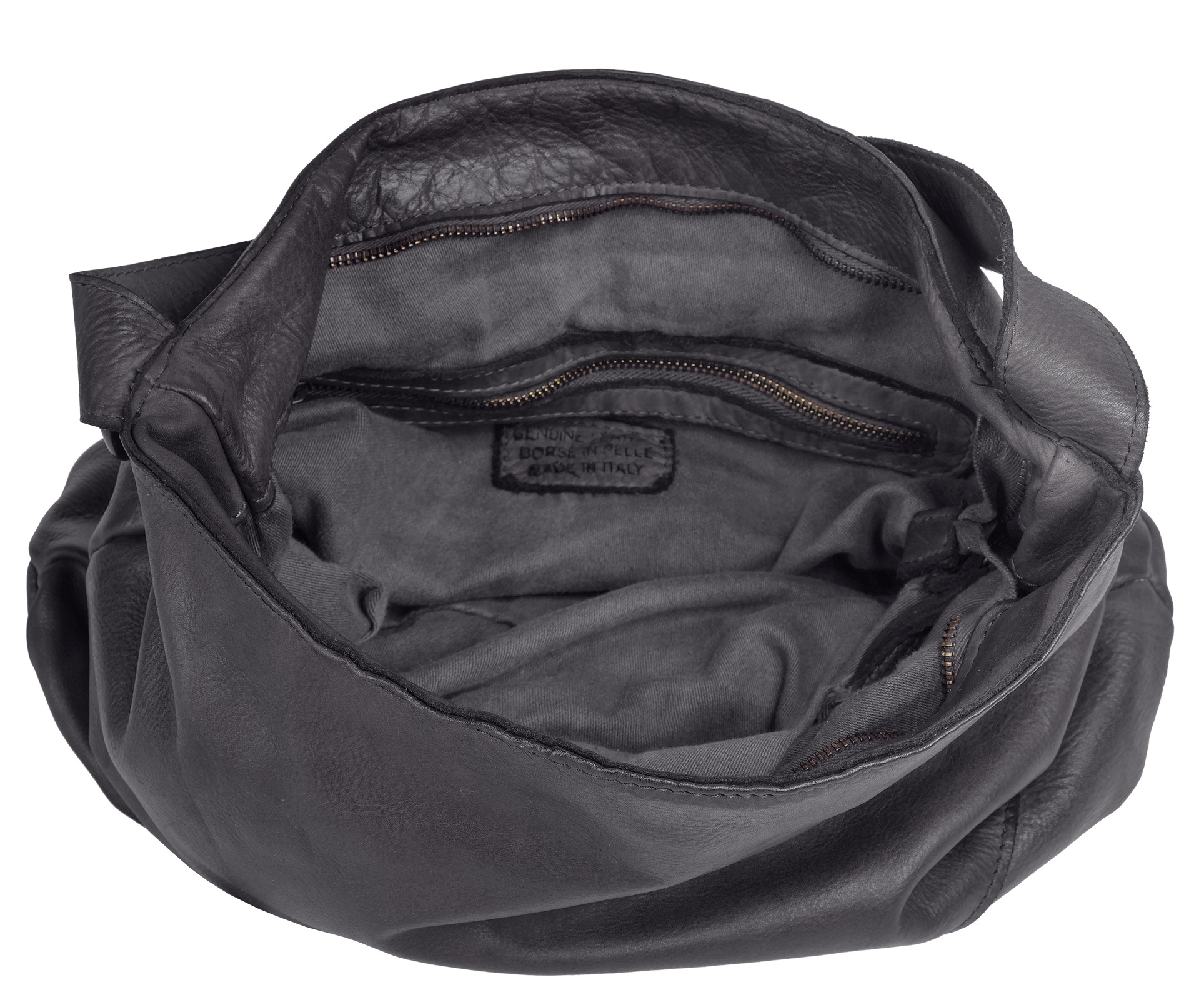 forty° Shopper, echt Leder, Made in Italy