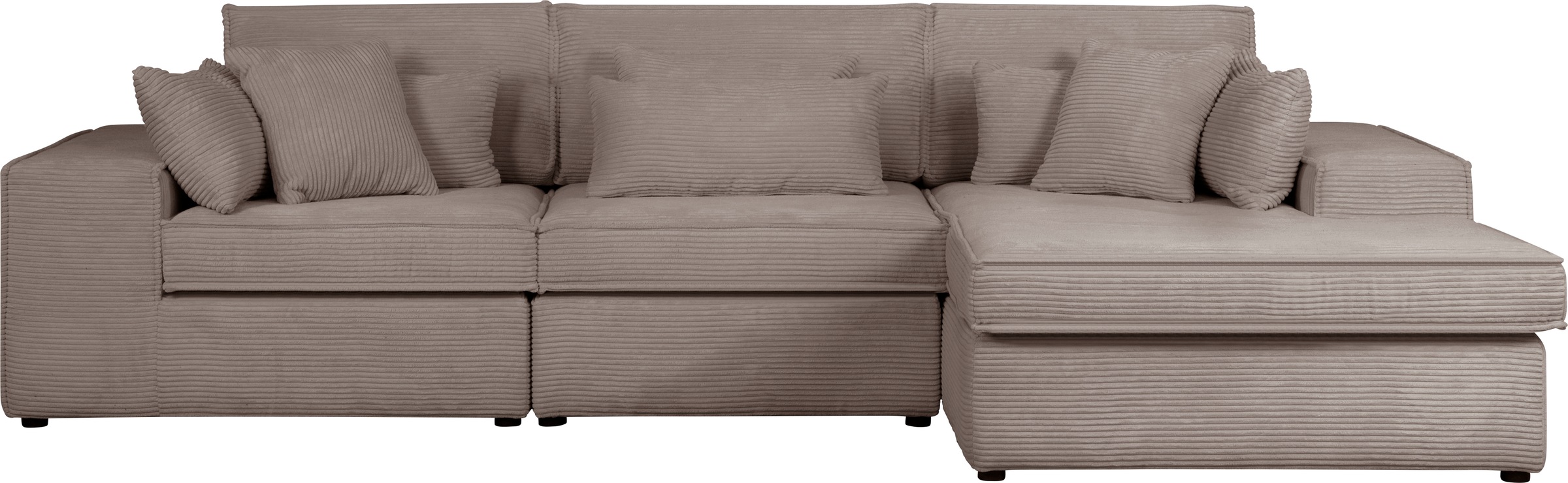 RAUM.ID Ecksofa »Florid L-Form«, 3 Teile, bestehend aus Modulen, viele Bezugsqualitäten, auch in Cord
