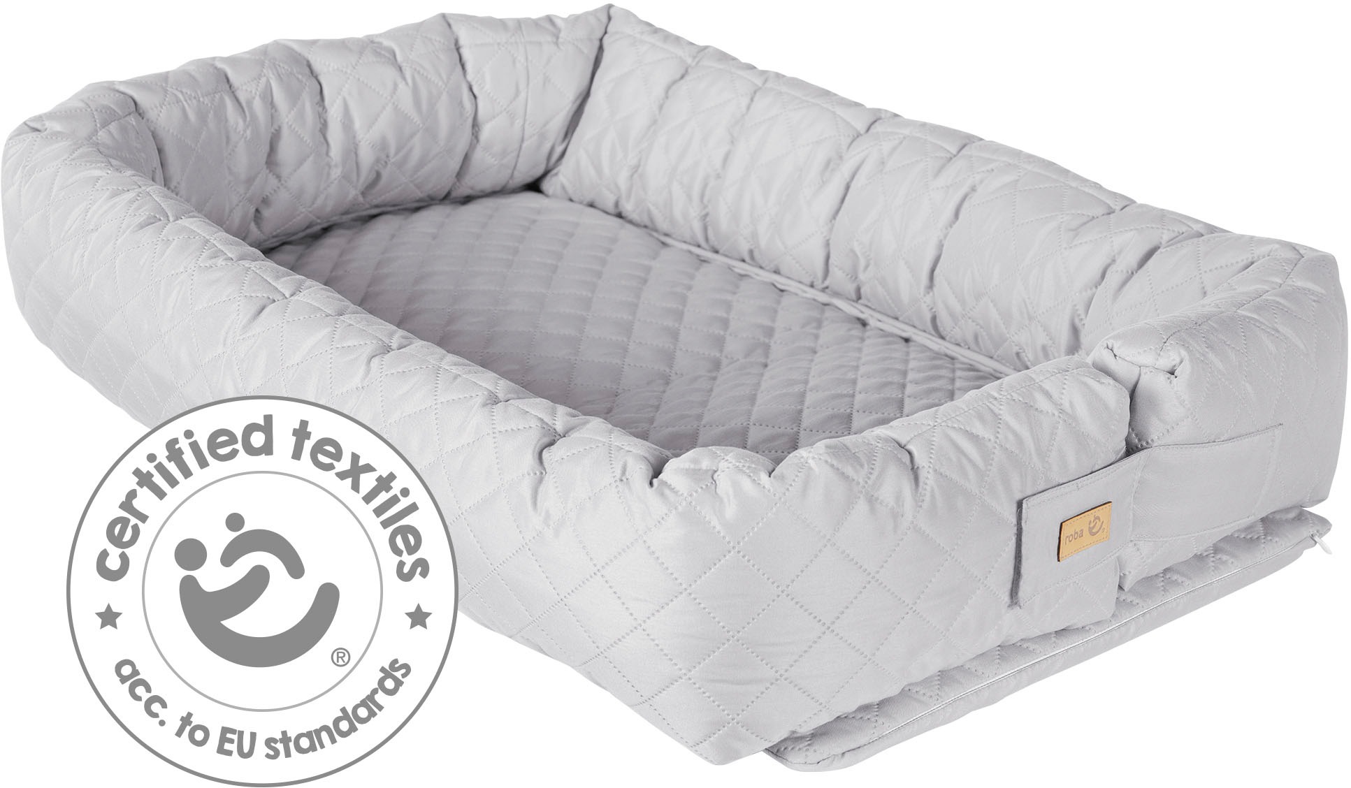 roba® Kuschelnest »Babyounge, roba Style, silberfarbengrau«, 3in1