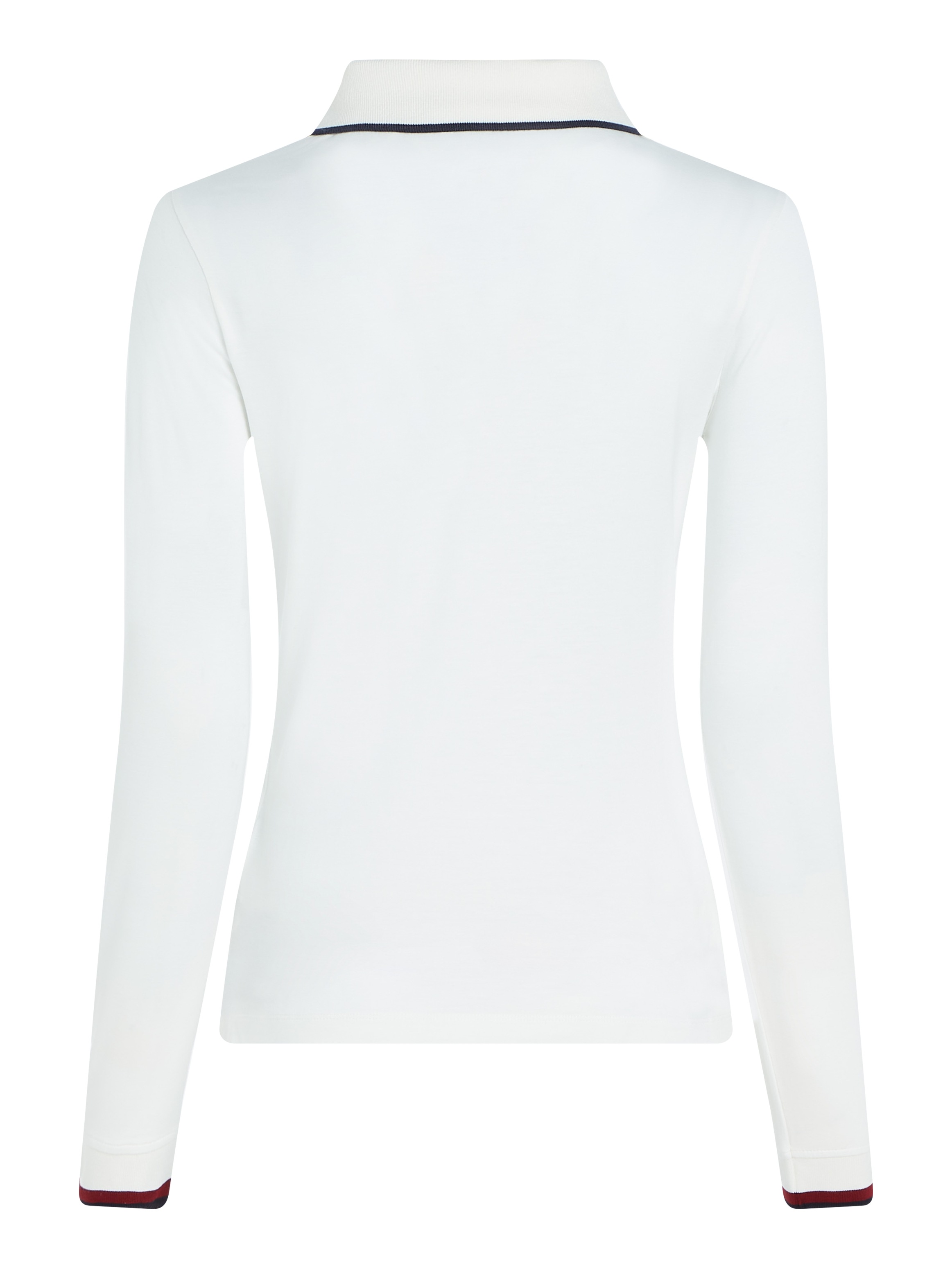 Tommy Hilfiger Poloshirt »SLIM SPLIT GLOBAL STR POLO LS«, mit moderner,  farblicher Einfassung an Kragen & Ärmel online kaufen | Jelmoli-Versand