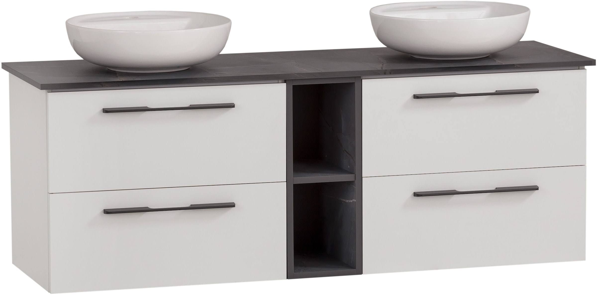 Schildmeyer Waschtisch "Maxim, Waschtisch, Made in Germany, B: 148 cm" 5 Stk. tlg. Solide Verarbeitung - Dieses Produkt ist in Deutschland gefertigt