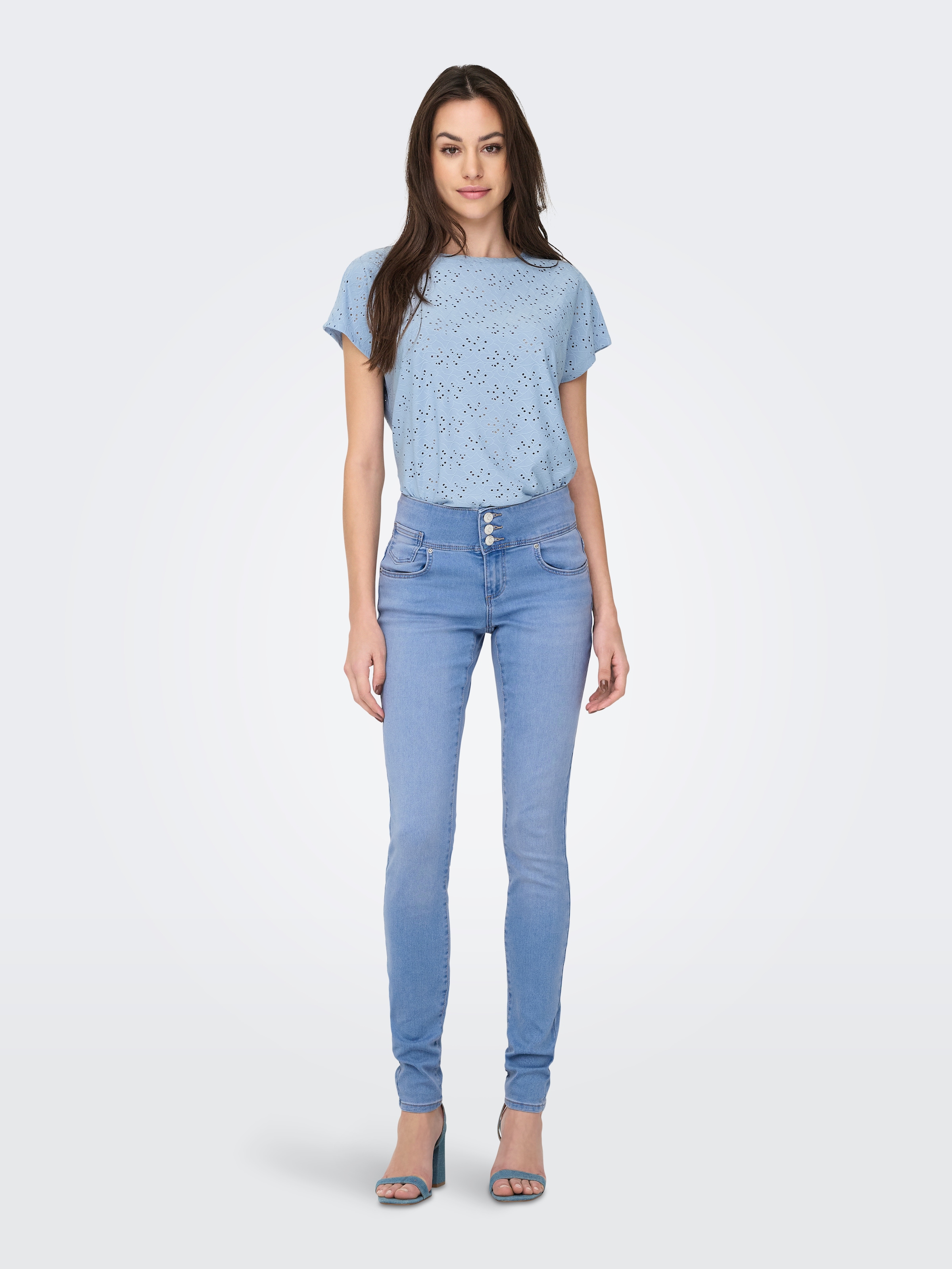 ONLY Kurzarmshirt »ONLSMILLA S/S TOP JRS NOOS«
