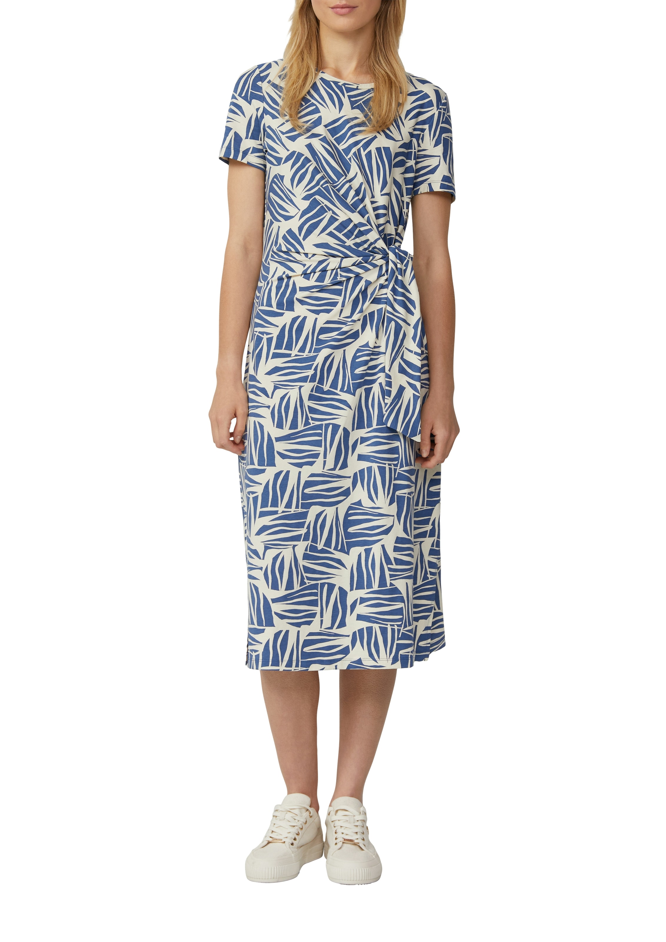 s.Oliver Jerseykleid, mit Knoten-Detail