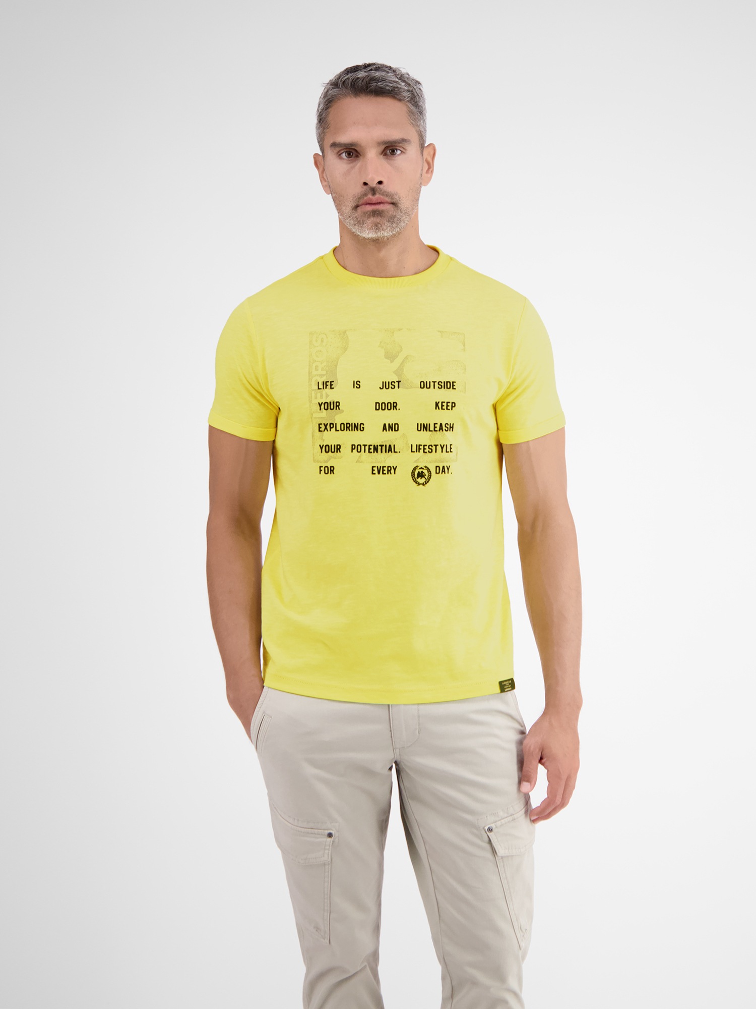LERROS T-Shirt »LERROS T-Shirt, Graphic Print«