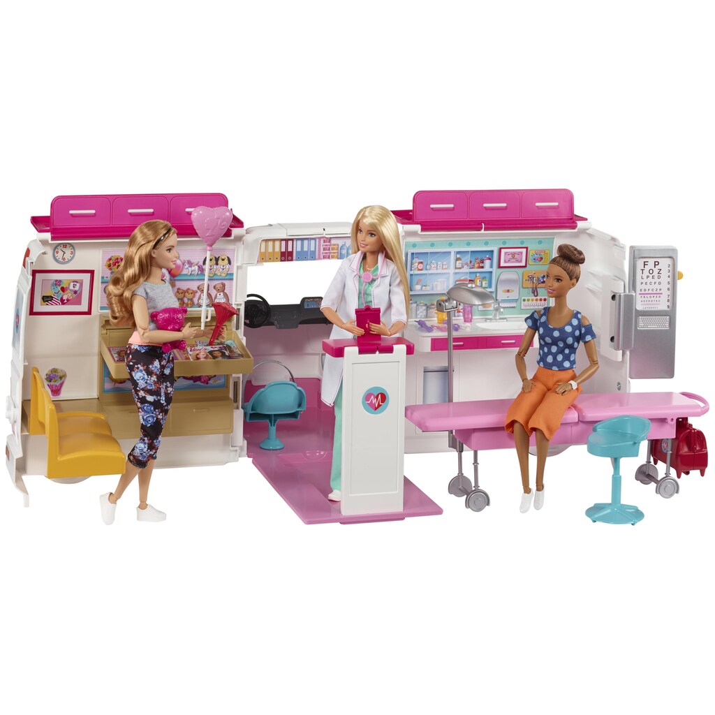 Barbie Spielwelt »Krankenwagen mit Licht und Geräuschen«