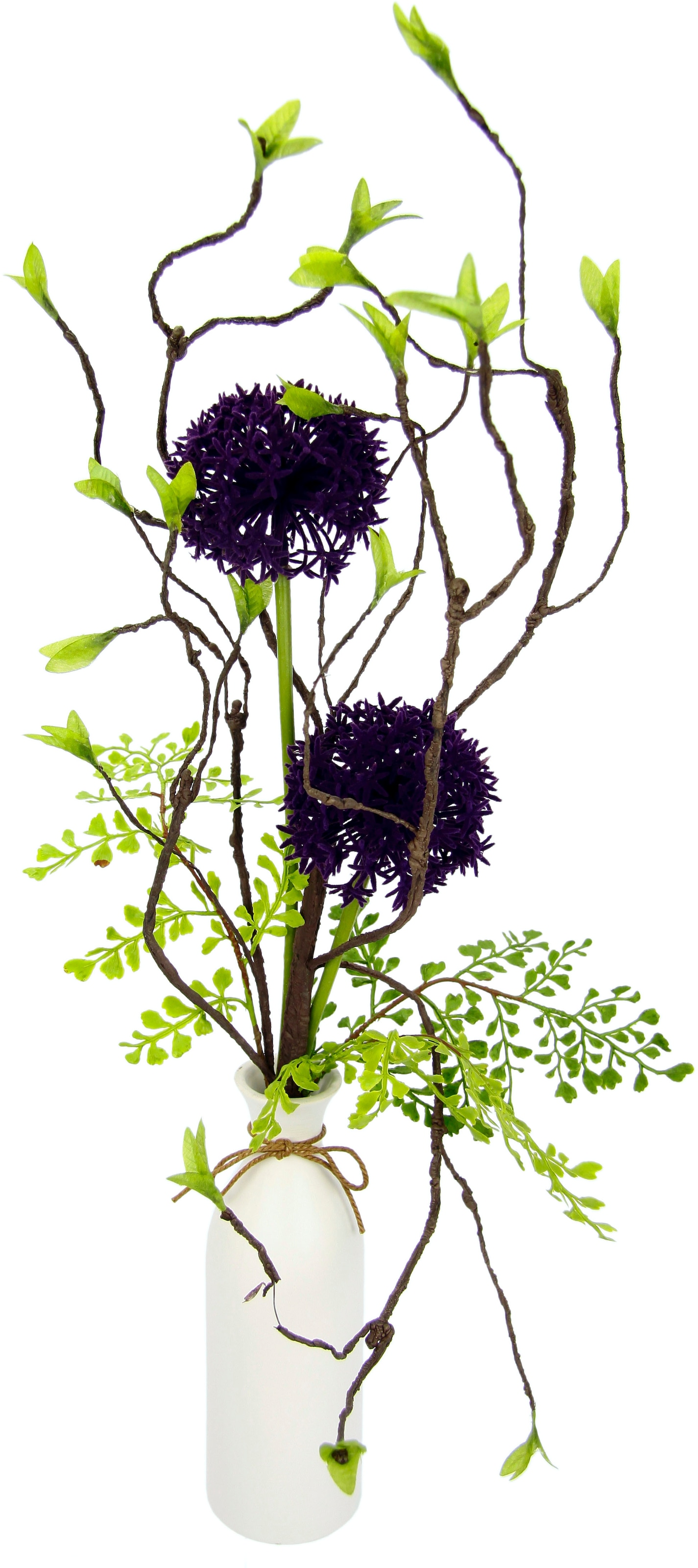 Keramik aus Jelmoli-Versand »Arrangement Vase Kunstblume | Allium«, bestellen I.GE.A. online