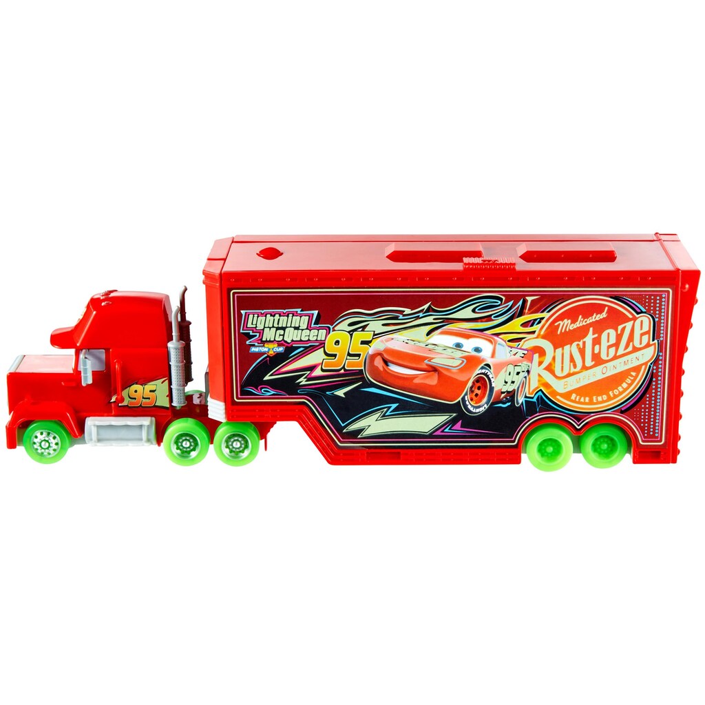 Mattel® Autorennbahn »Disney and Pixar Cars Glow Racer Mack Transporter Set«